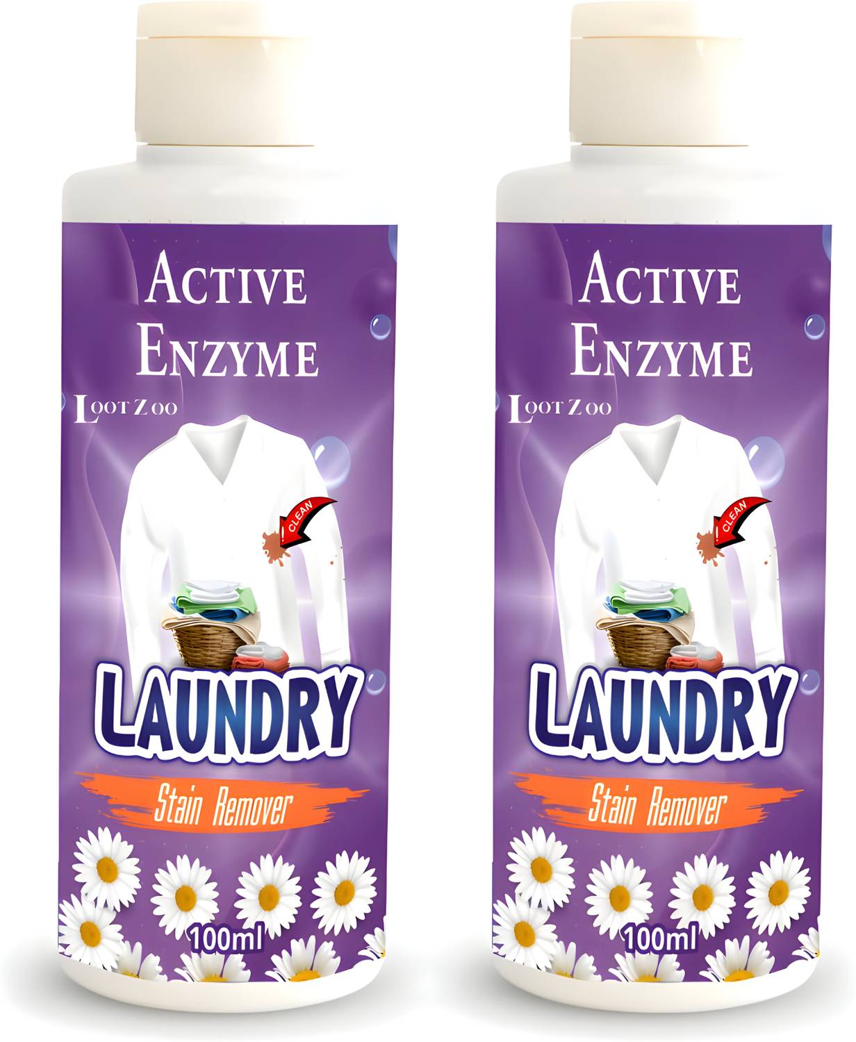 ayansh enterprise Quick Laundry Rust Stain Remover, Handy & Easy to Use, Active Enzyme, Pack of 2 Stain Remover