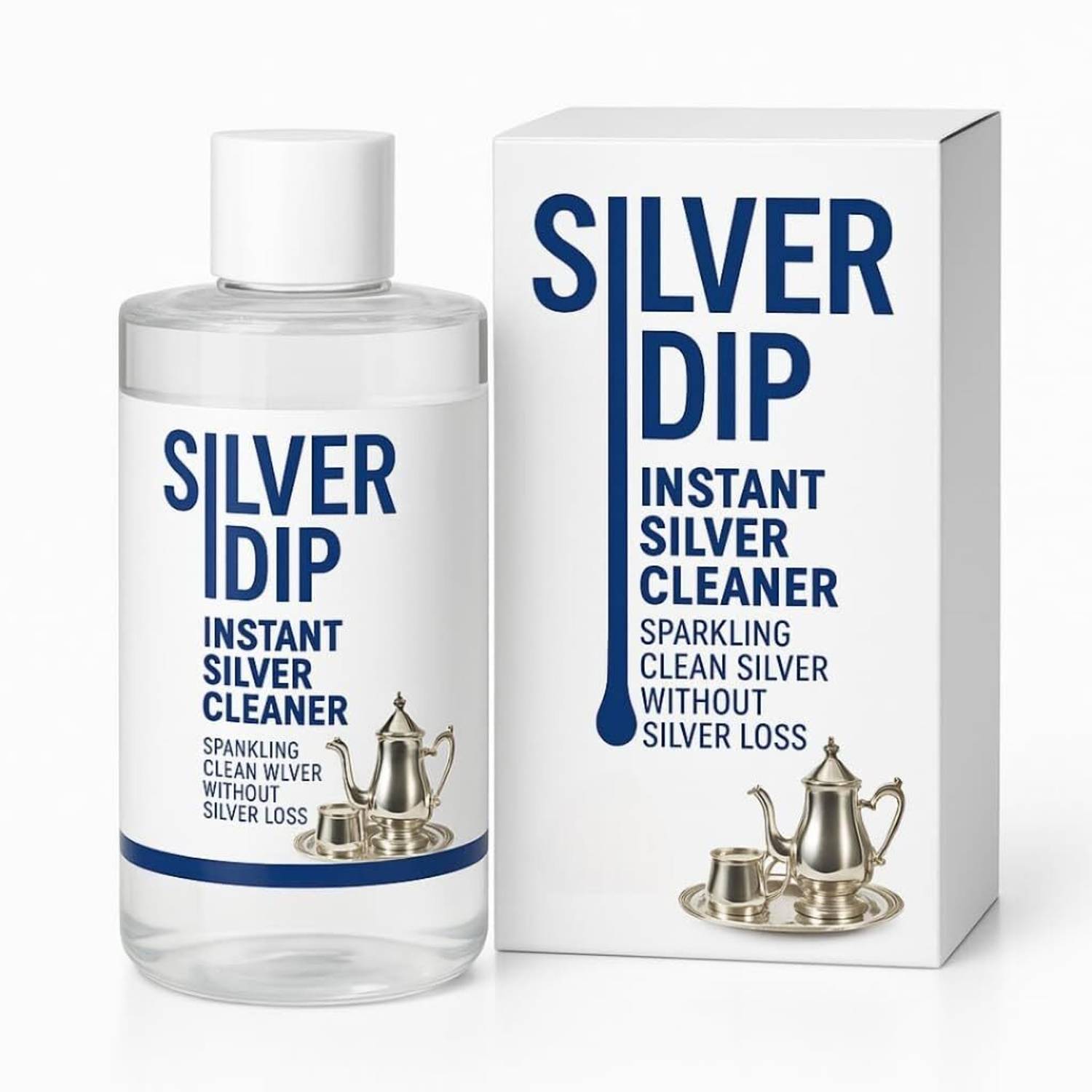 Berry Bliss Silver Dip Instant Silver Cleaner, No-Loss Formula for Jewellery and Utensils Stain Remover