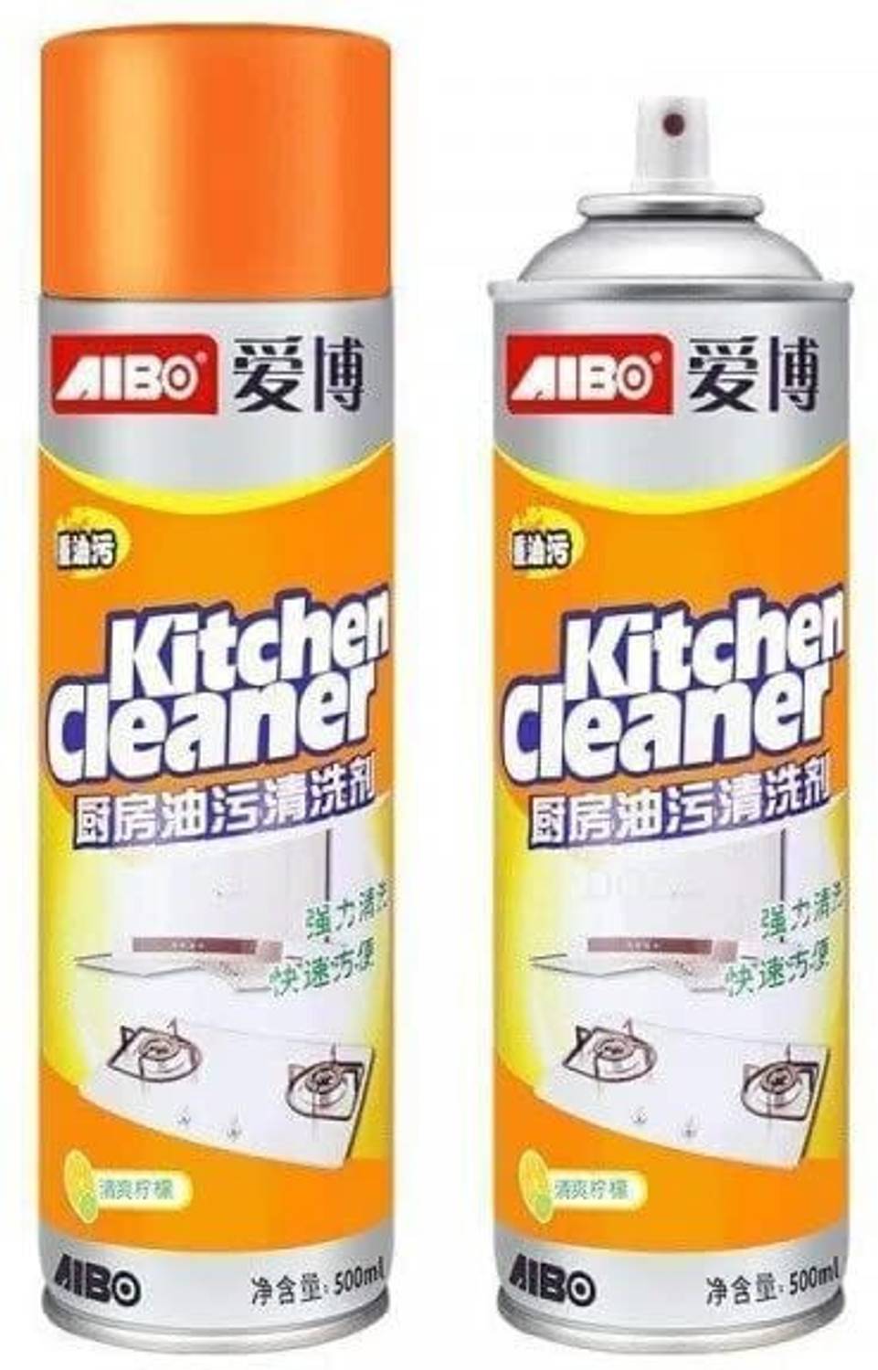TRIBRAM Foam Kitchen Oil & Grease Cleaner/ Stain Cleaner/Oily Surface Cleaner 500ml Stain Remover