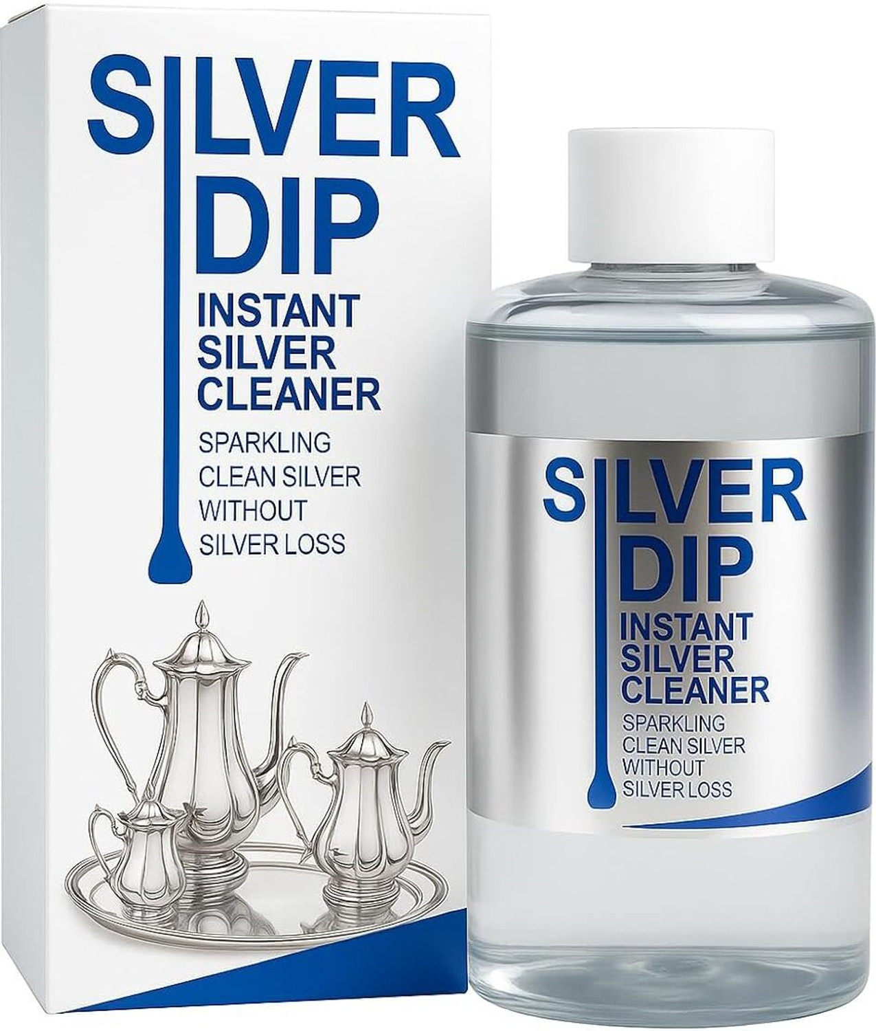 Image of SILVER DIP SilverDip Fast Acting Silver Cleaner for Home Kitchen Stain Remover
