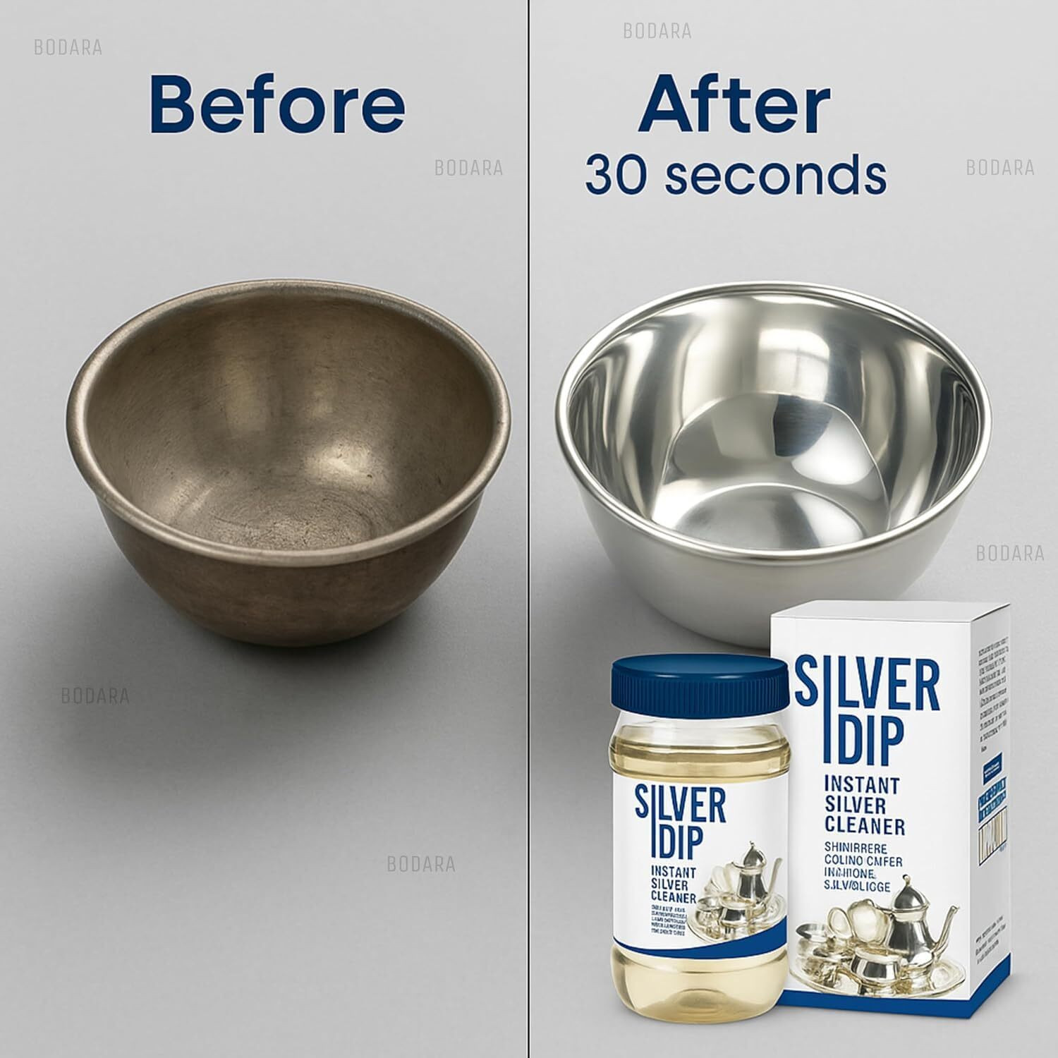 Image of SILVER DIP SilverDip Fast Acting Silver Cleaner for Home Kitchen Stain Remover
