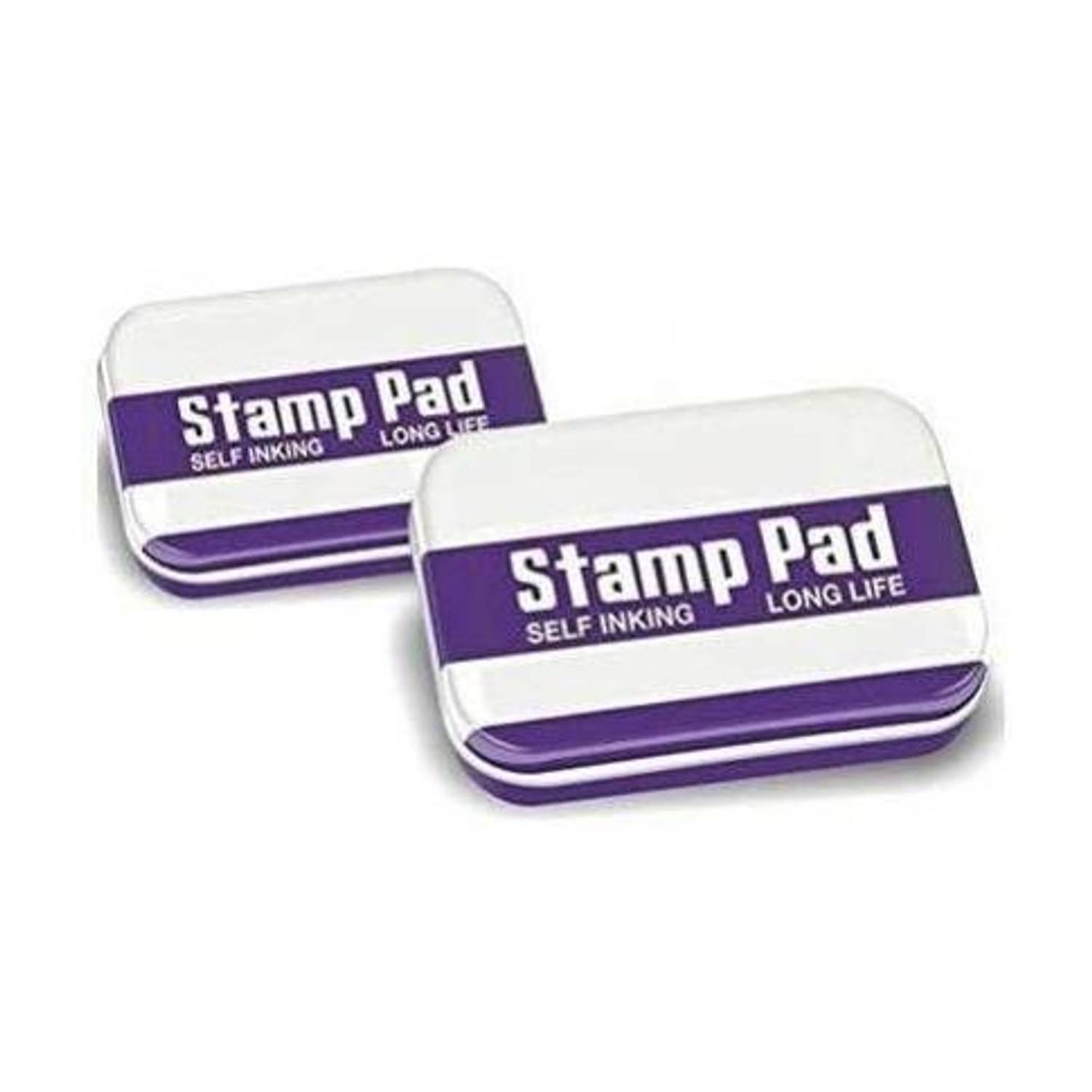 Brightstar Metal Stamp Pad Pack of 2 (Set Of 2, Blue)