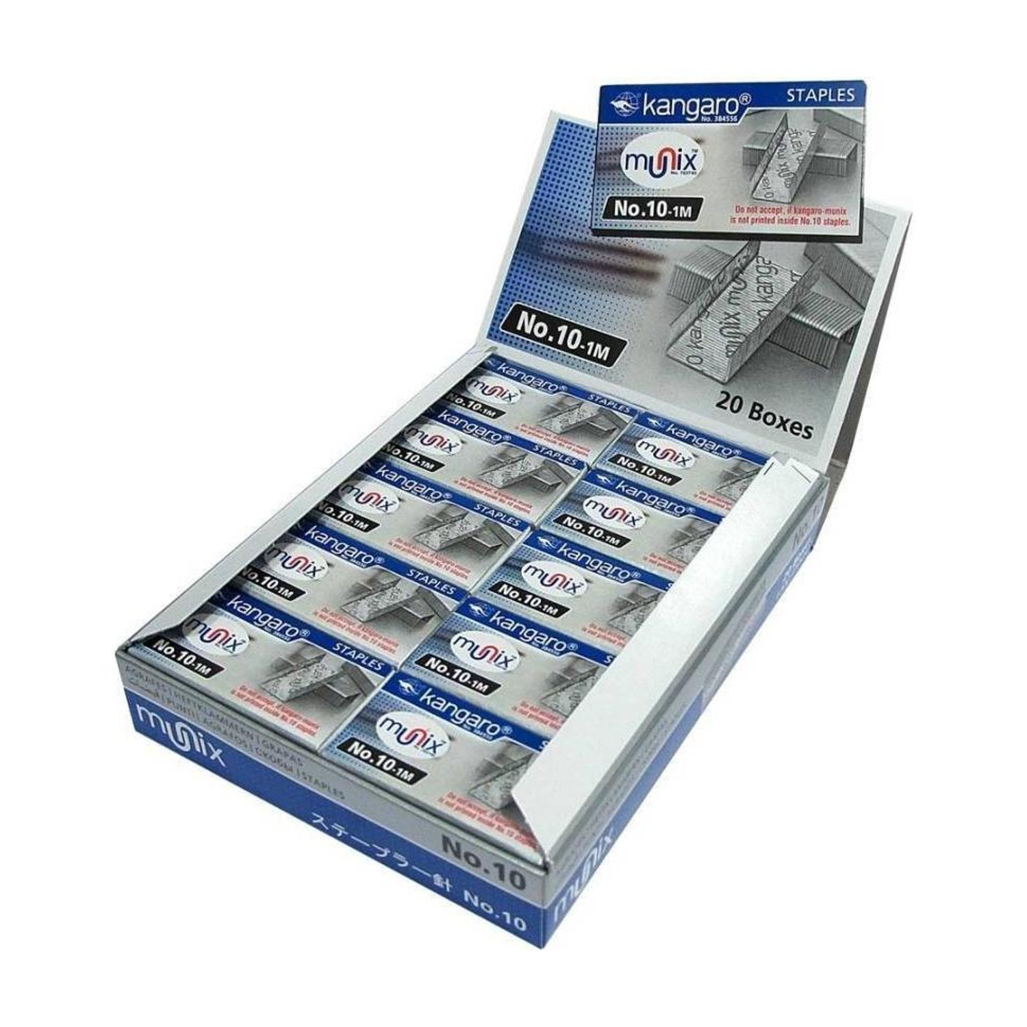 Image of Kangaro Manual No.10-1M No. 10 Steel Wire Stapler pin