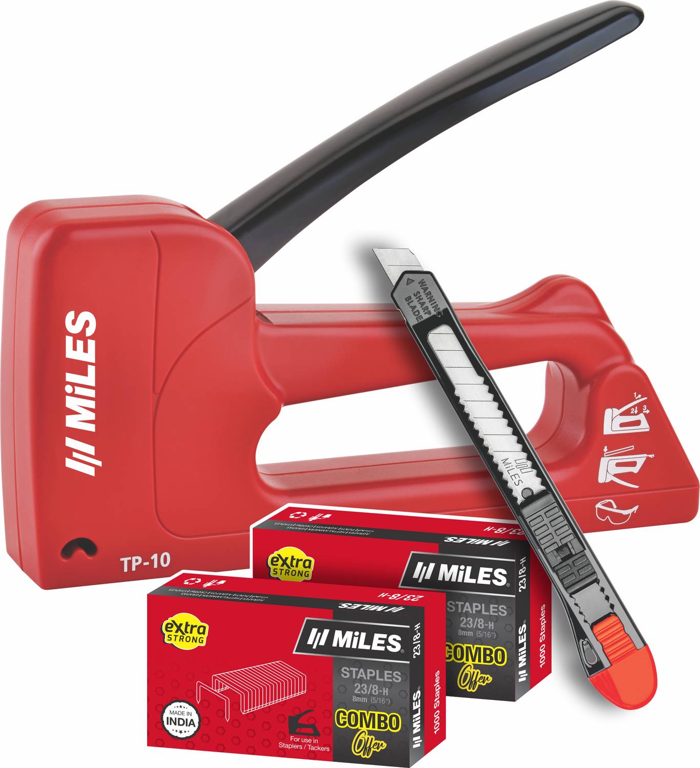 Miles Plastic Body Tp 10 Stapler - Image 1