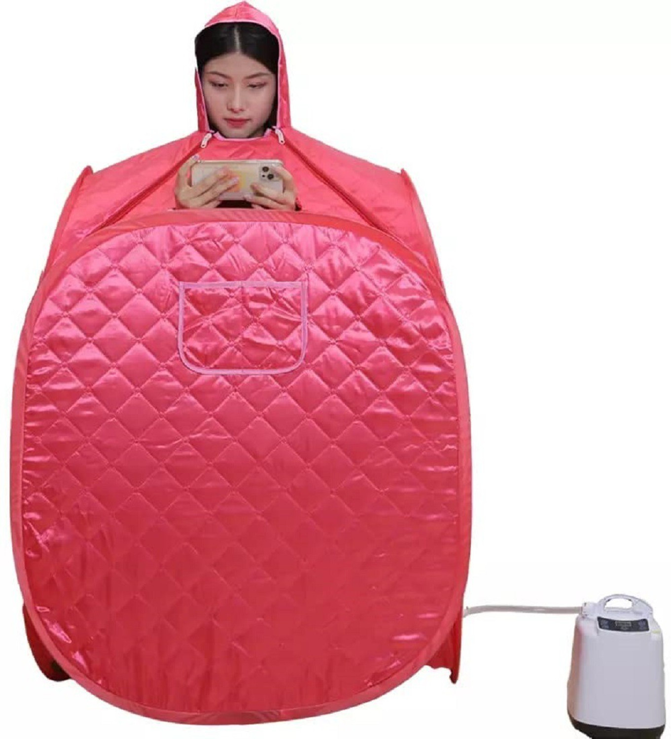 Image of Aravli Quality Healthy Care Bath Full Body Dry Steam Portable Sauna Bath Full Body Portable Steam Sauna Fitness Portable Steam Sauna Bath