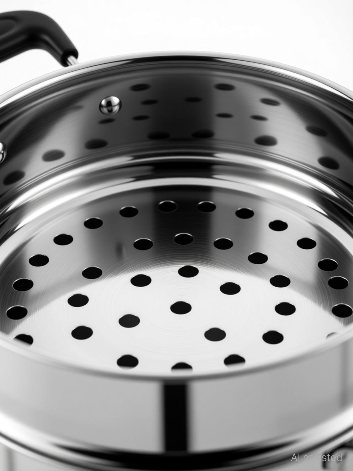 Image of FORTUNA KITCHENWARE Steel Mini Momo Steamer | Vegetable Steamer for Cooking | Small Momos Steamer Stainless Steel Steamer