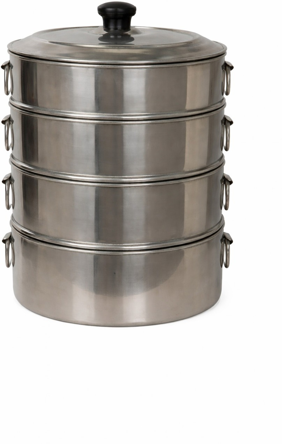 Image of VPSK Stainless Steel Steamer 4 Tier with stainless steel Lid 23 cm,Momos,Modak Maker Stainless Steel Steamer (2.3 L)