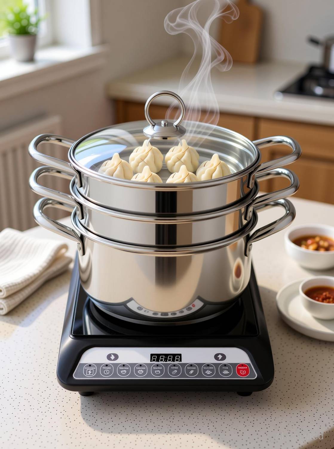 3-Tier Stainless Steel Food Steamer