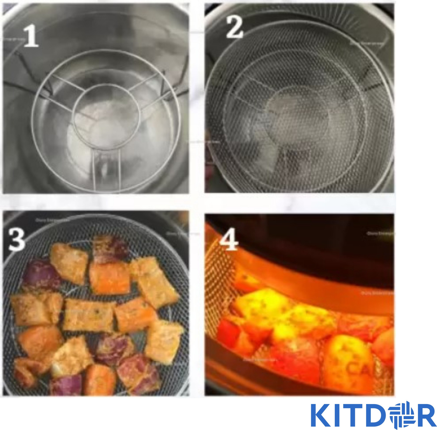 Image of Kitdor Steel Hot Pot Stand | dining table hot pot mat | hot pot stand for kitchen Steel Trivet