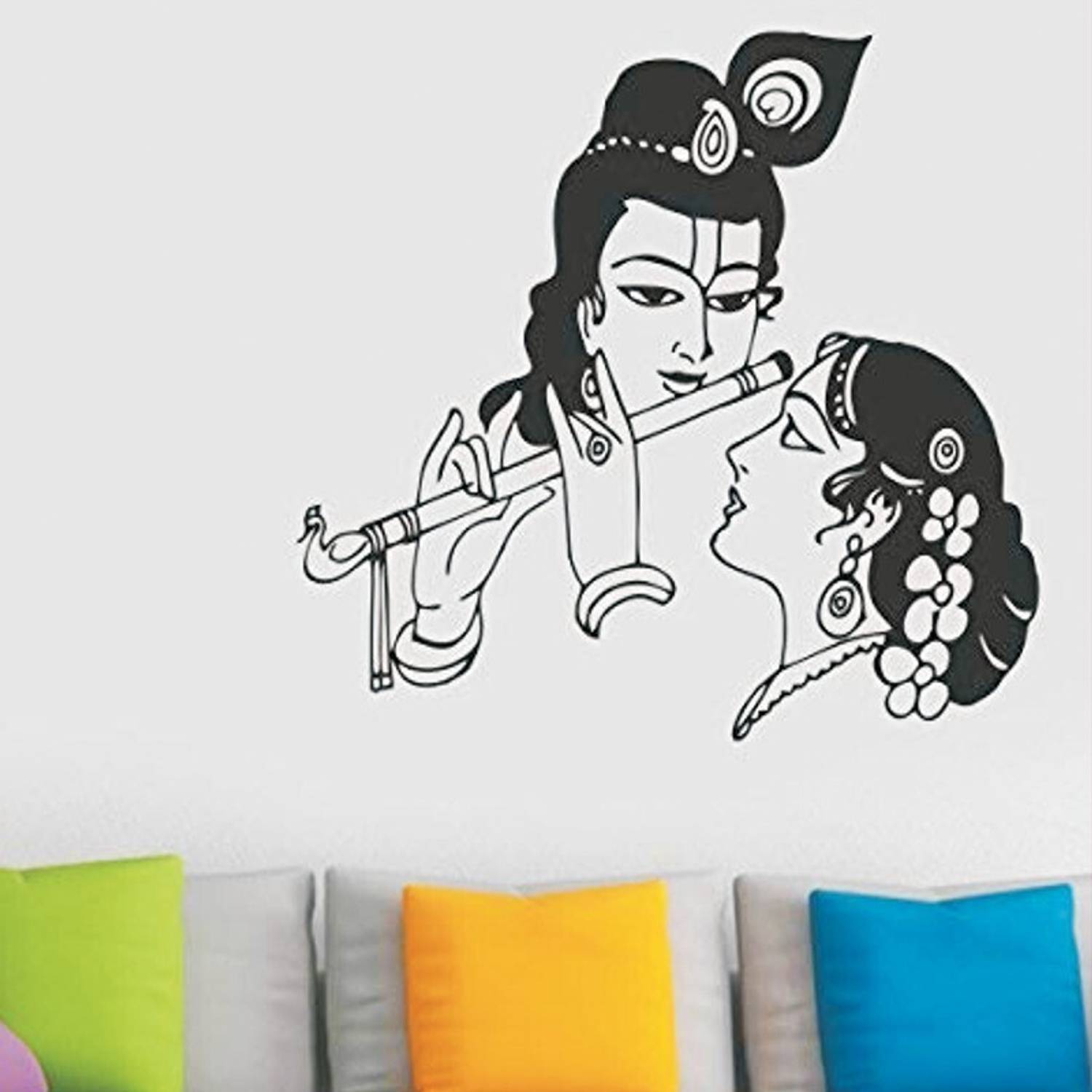 AMAZINGDECOR Size - (16 inch x 24 inch ) Radha Krishna Stencil Reusable DIY Wall Stencil Painting for Home Decoration size: 16 inch x 24 inch PVC, Stencil Stencil (Pack of 1, Radha Krishna Pattern Design) Wall Stencil Stencil (Pack of 1, Radha Krishna pattern) Wall stencil Stencil