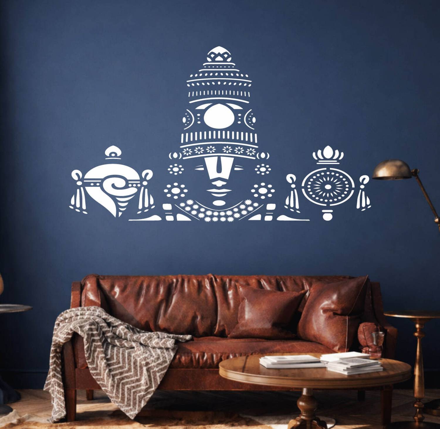 OLIVEART Balaji Wall Stencil | Tirupati God DIY Wall Painting Design Tirupati Balaji Wall Stencil 15x23 Inch | Lord Venkateswara Wall Decor Suitable For Bedroom, Drawing Room & Office Decoration Modern Home Wall Arts Stencil