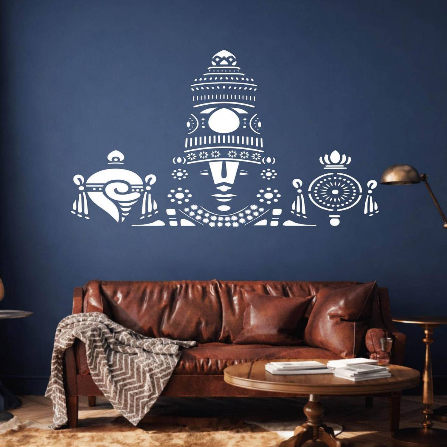 OLIVEART Balaji Wall Stencil | Tirupati God DIY Wall Painting Design Tirupati Balaji Wall Stencil 15x23 Inch | Lord Venkateswara Wall Decor Suitable For Bedroom, Drawing Room & Office Decoration Modern Home Wall Arts Stencil