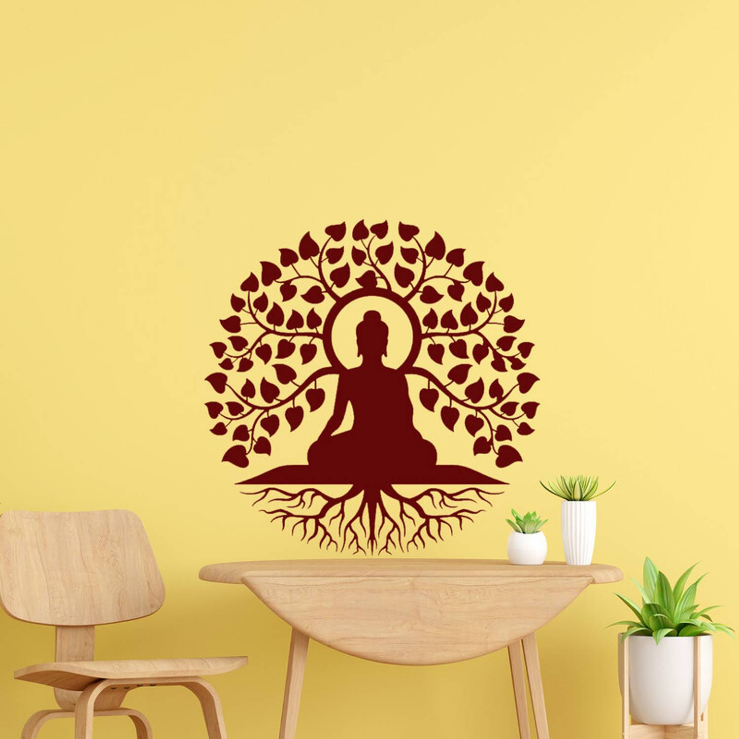 ARandNJ ARandNJ Paintings for Wall Stencils (Size:- 24X22 Inch) “Face Buddha Ji” DIY Reusable Painting Design Suitable for (ARNJ 24013) Bedroom, Drawing Room, Living Room Wall Stencils (Pack of 2) Stencil