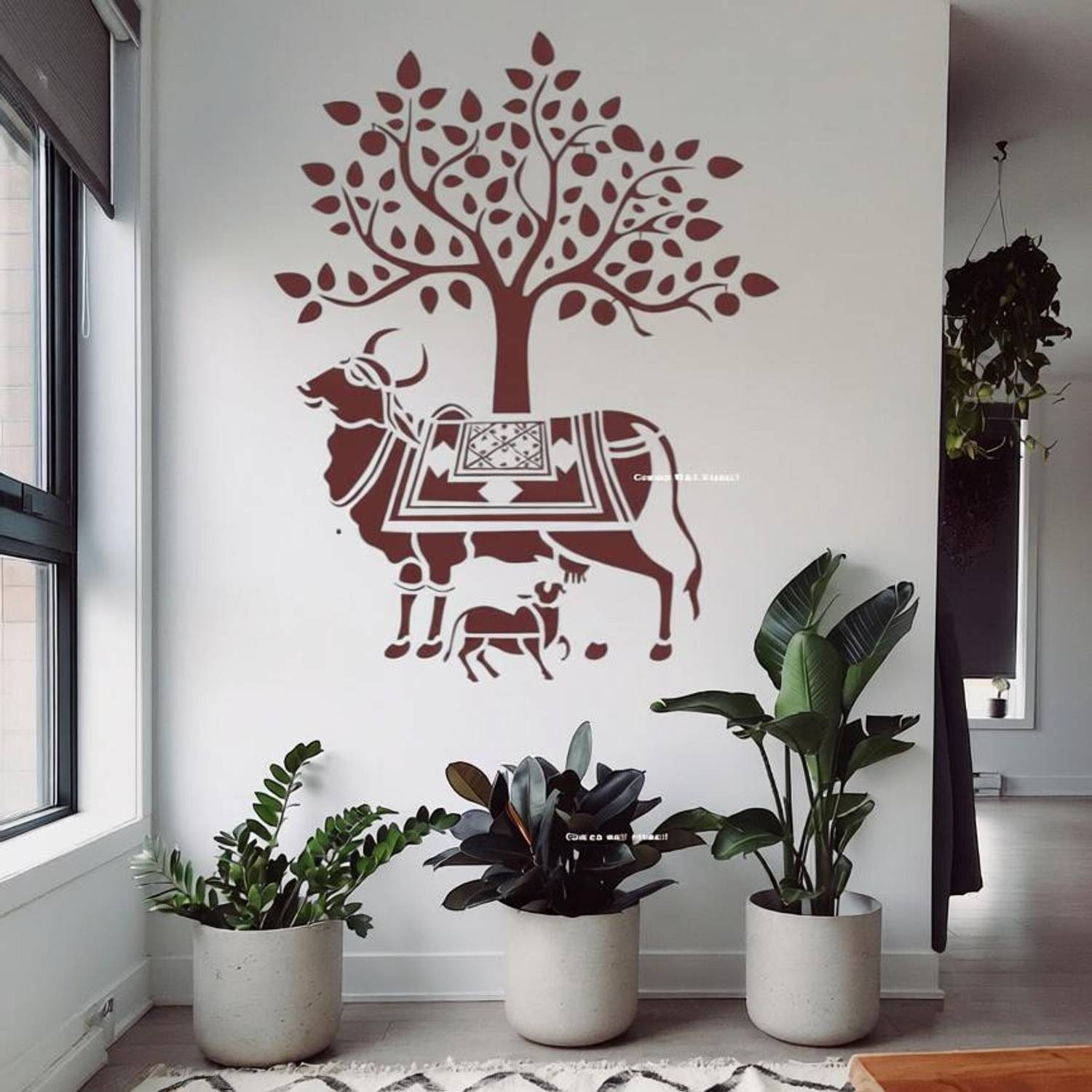 Conica Kamdhenu Cow Stencils for Wall Decor Wall Stencil. Kamdhenu Cow Stencils for Wall Decor Wall Stencil. Wall Stencil Stencil