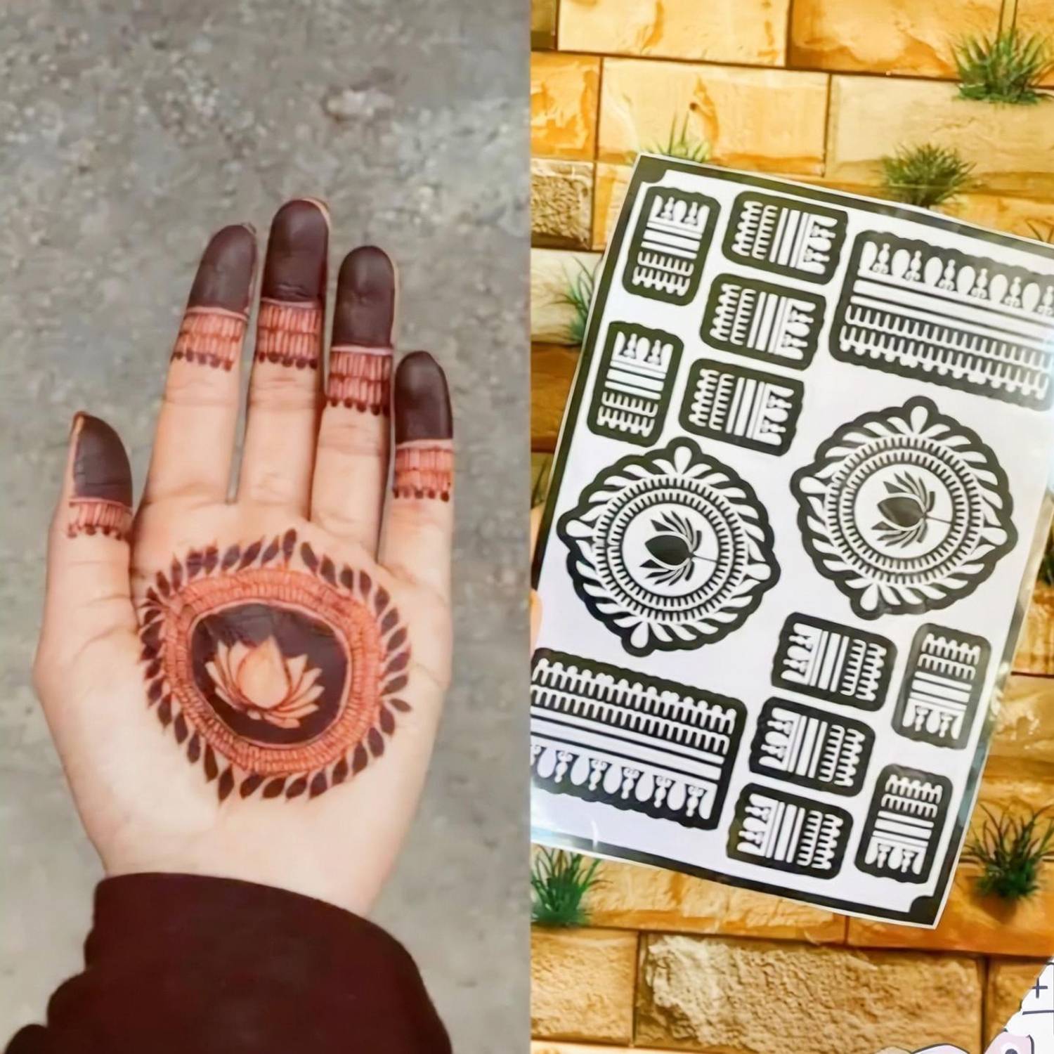 AARYATRADERSS STENCILS Stencils Mehandi stencil Stencil