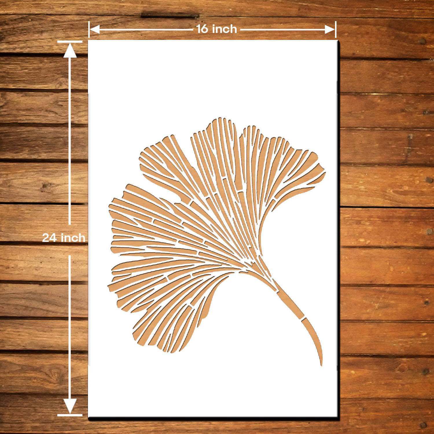 ARandNJ ARandNJ Stencils for wall painting (Size:-16X24 Inch) ) BOTANICAL THEME- "Grasp Floret" DIY Reusable Design Suitable For (ARNJ-40461) Bedroom, Kids Room, Living Room, Entrance & Office Decoration Stencil