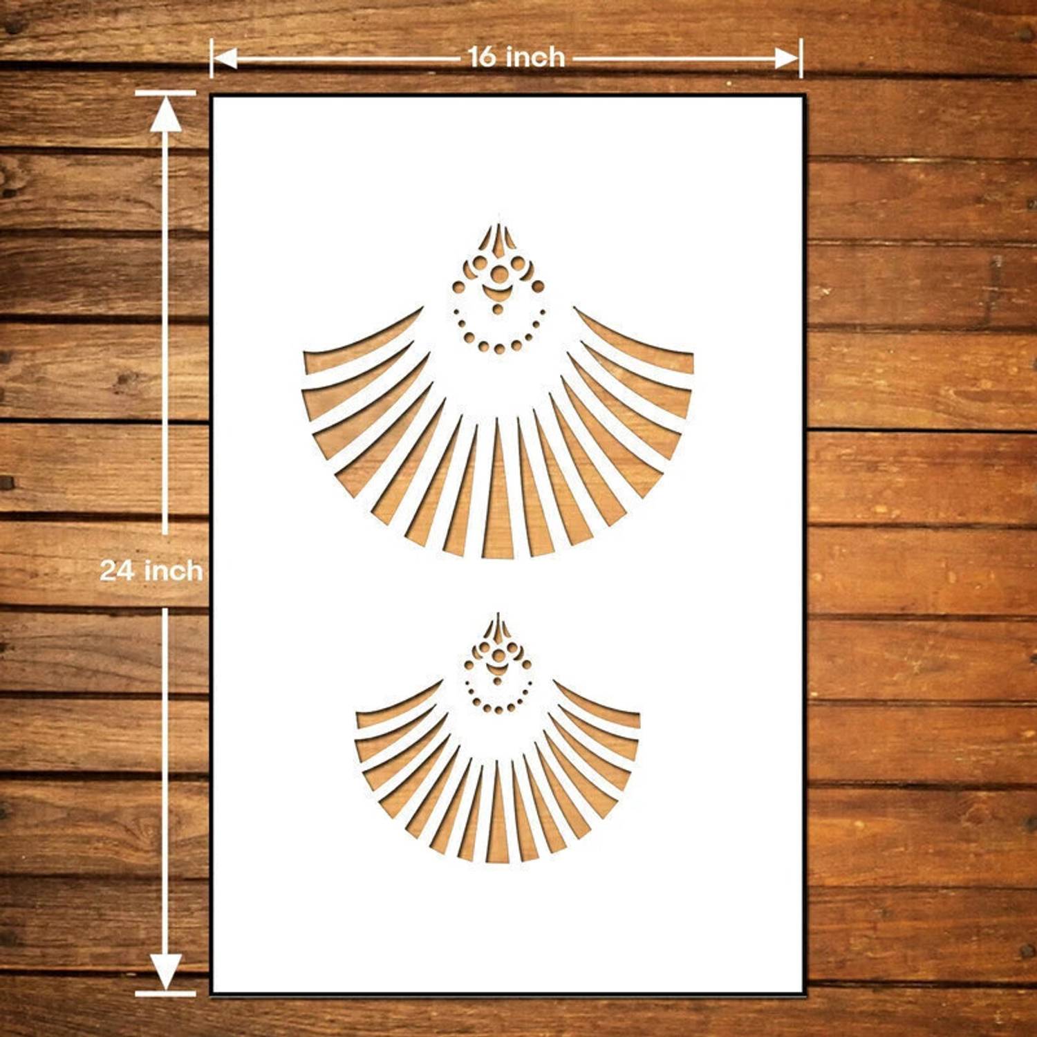 JAZZIKA Roofed Chandelier Design Ideal For Wall Decor Paintings Home Wall Decor Stencil