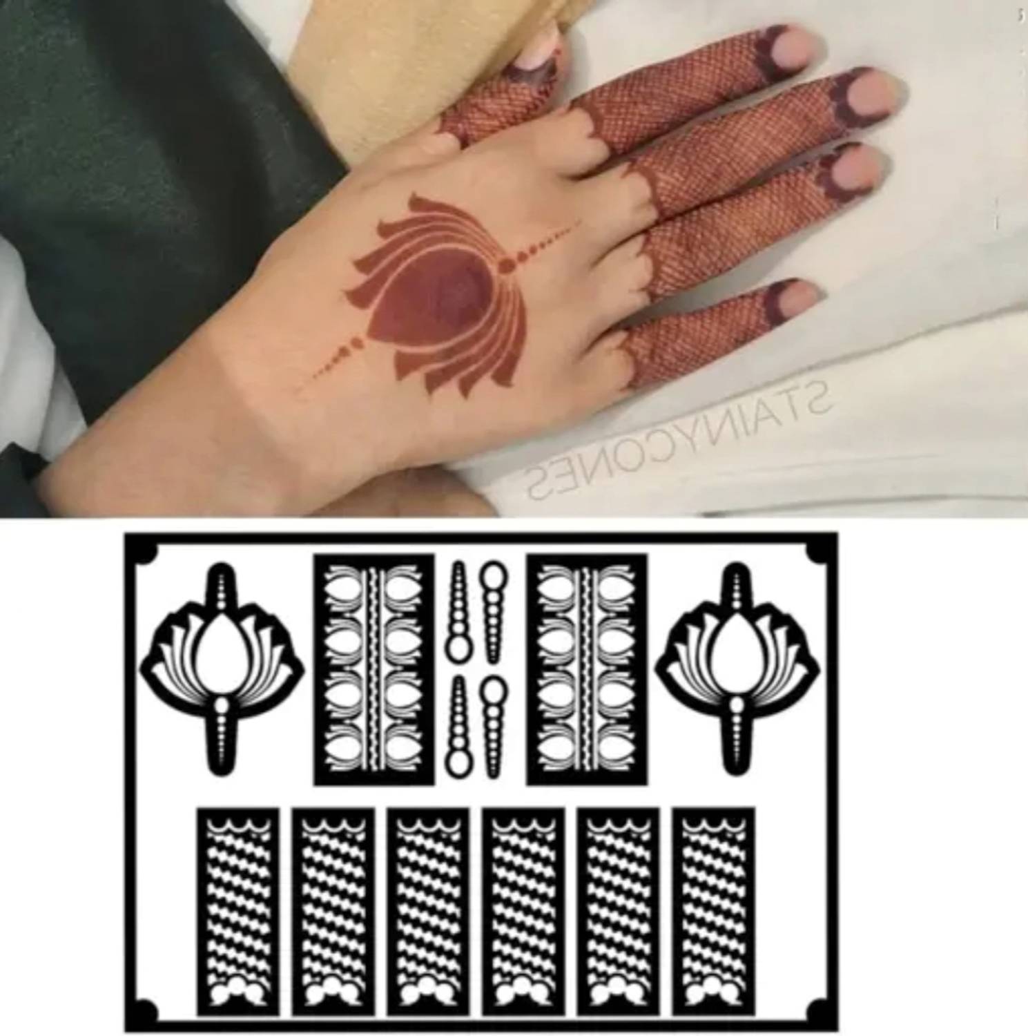 AARYATRADERSS E Solid Stencil