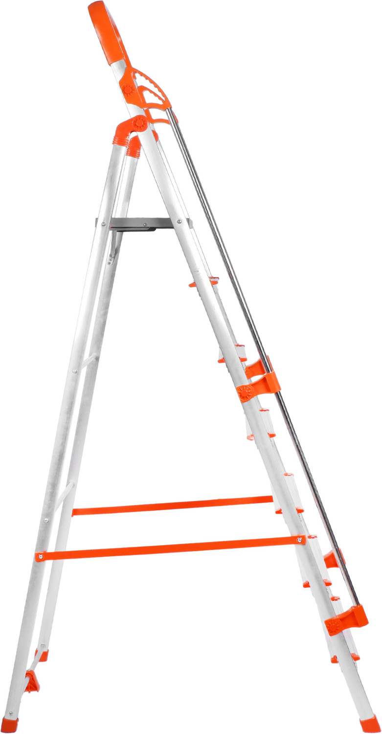 Image of Mizu Exel 7 Steps Ladder For Home With Aluminium Steps & Upto 300 Kgs Load Capacity Steel Ladder