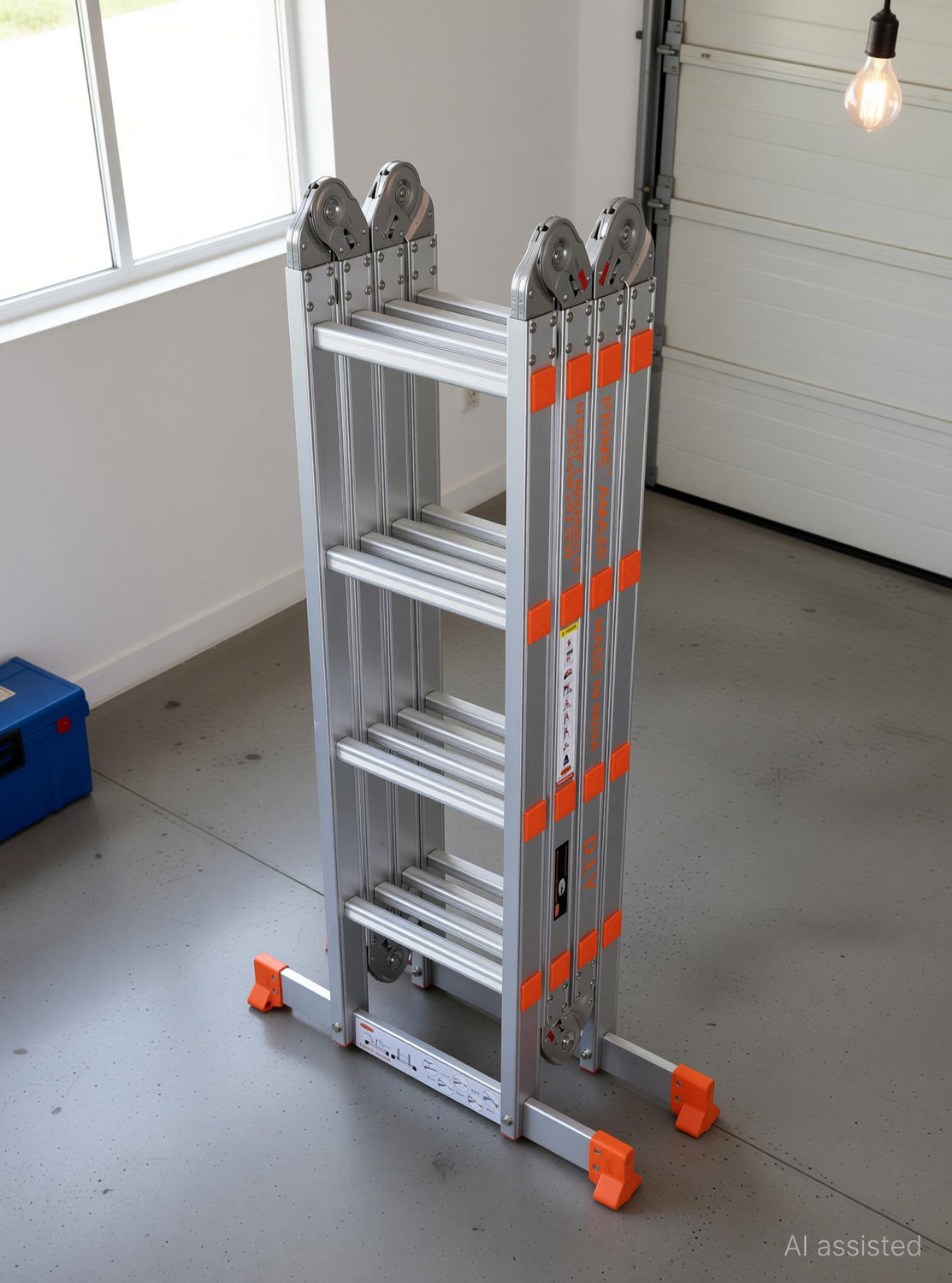 Image of Prime Amaze Multipurpose 16Ft. inchMADE IN INDIA inch Aluminium Ladder