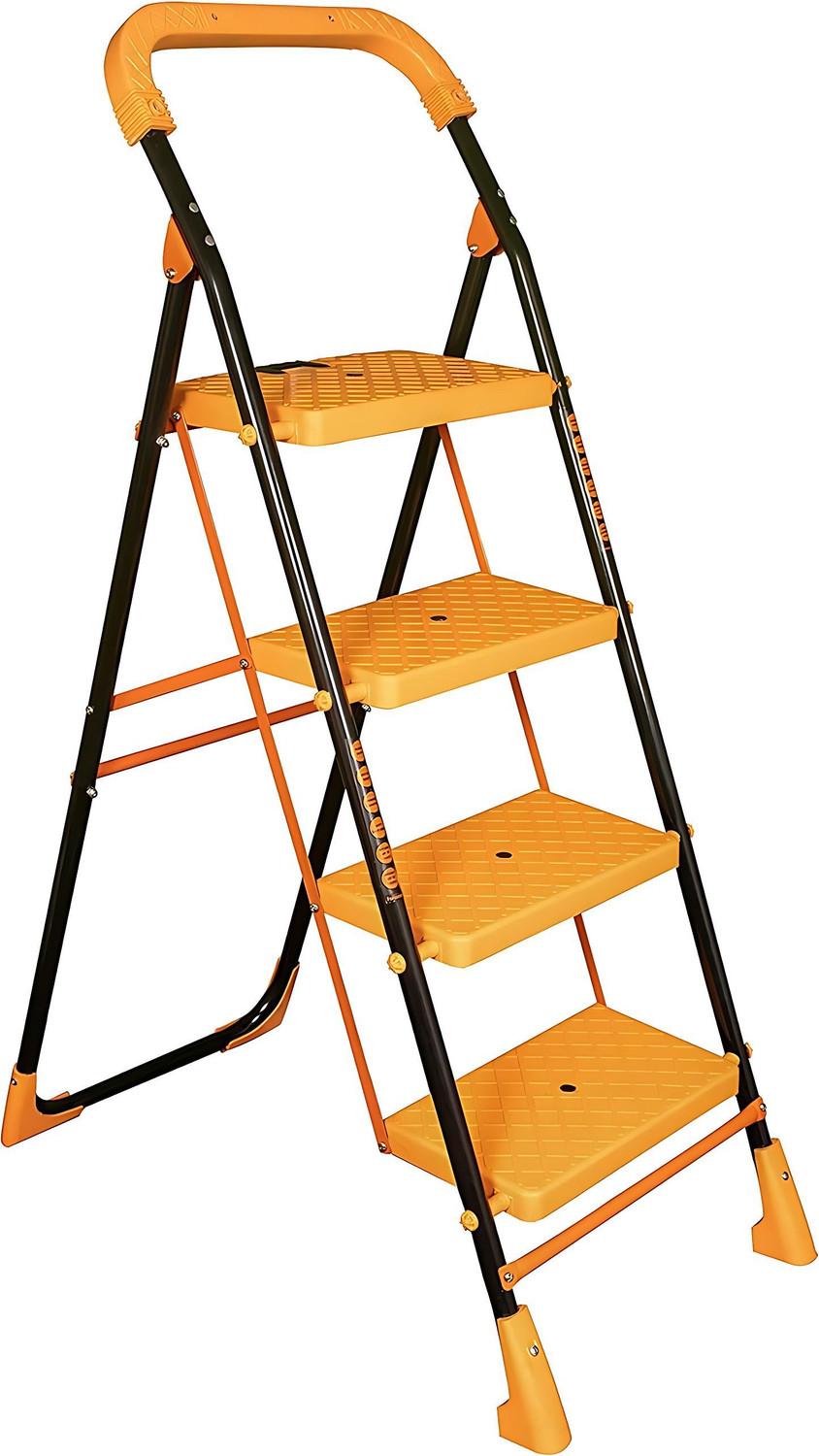 Image of PARASNATH 4 Step Kohinoor ladder anti-skid Folding ladder made in india Mild Steel Ladder