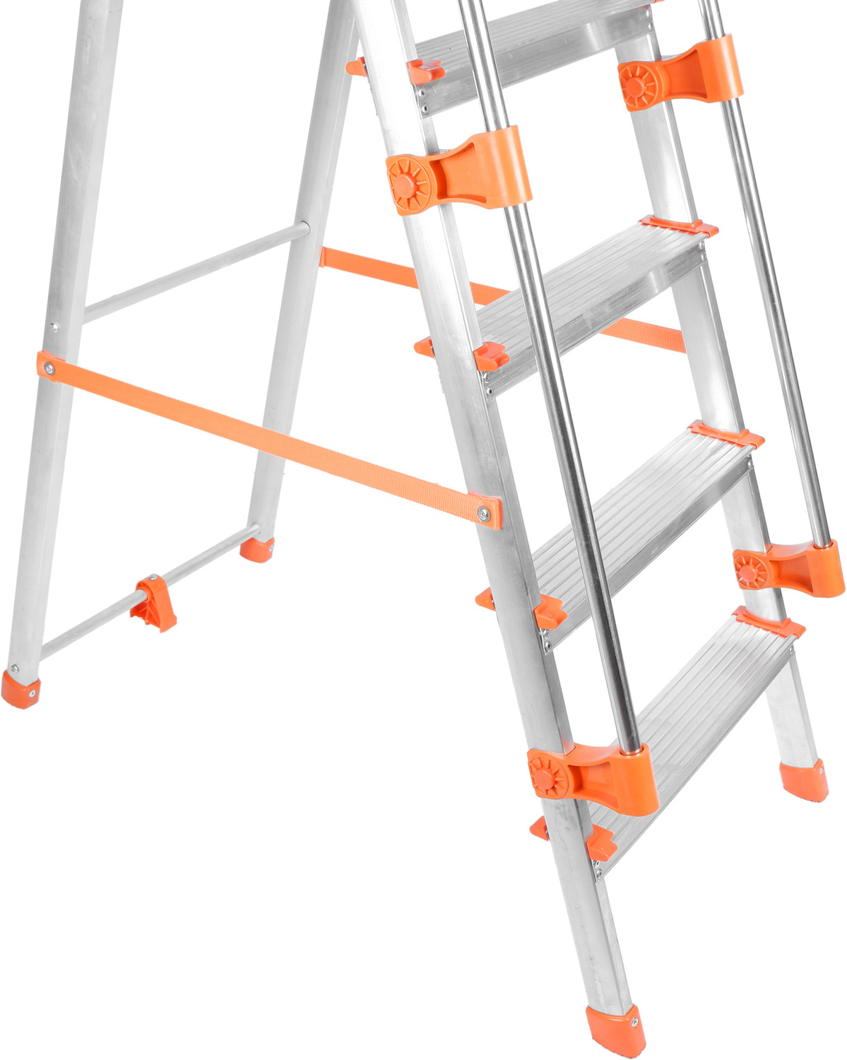 Image of Mizu Exel 7 Steps Ladder For Home With Aluminium Steps & Upto 300 Kgs Load Capacity Steel Ladder