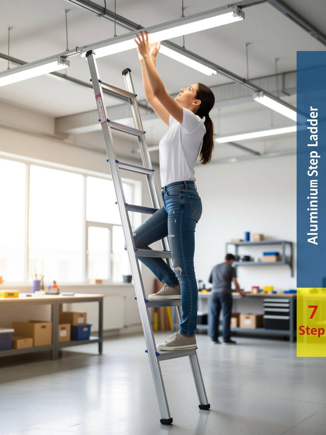 Flipkart SmartBuy 7 Step Aluminum Ladder - Image 2