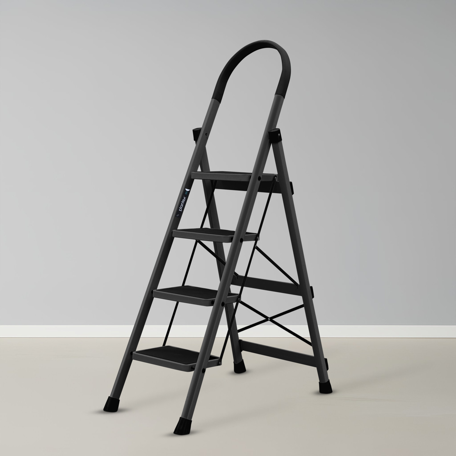 Image of Plantex 4 Step Ladder for Home /Minor Surface Marks /Strong Foldable Anti-Skid Ladder Steel Ladder