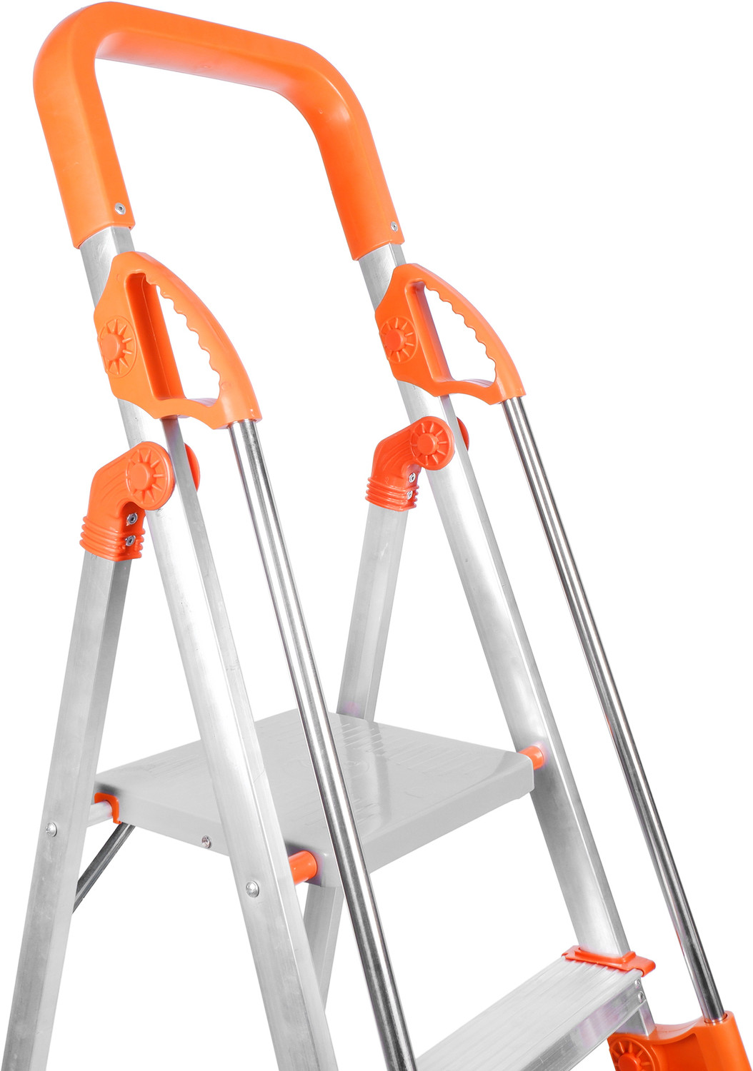 Image of Mizu Exel 7 Steps Ladder For Home With Aluminium Steps & Upto 300 Kgs Load Capacity Steel Ladder