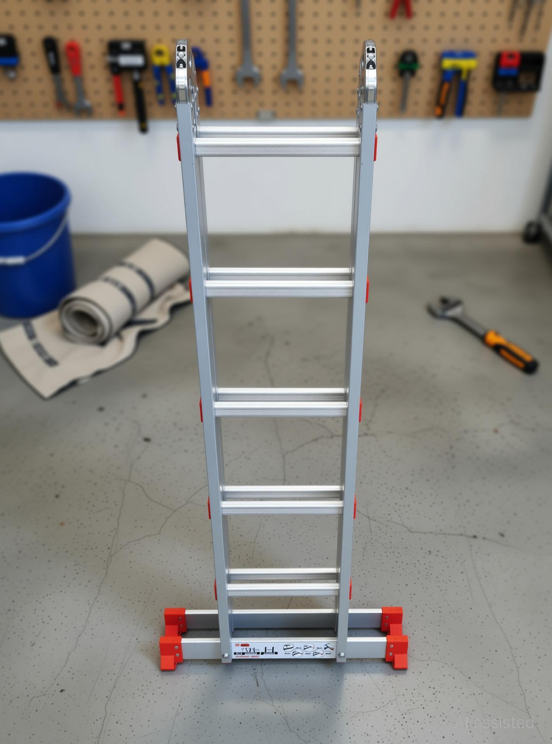 Image of Prime Amaze Multipurpose (10Ft.) inchMade in India inch Foldable Aluminium Ladder