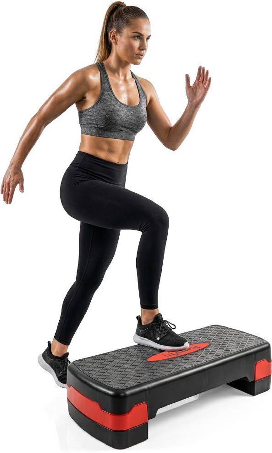Lifelong Premium Aerobic Stepper For Exercise With Adjustable Height, Anti-Skid Surface Stepper