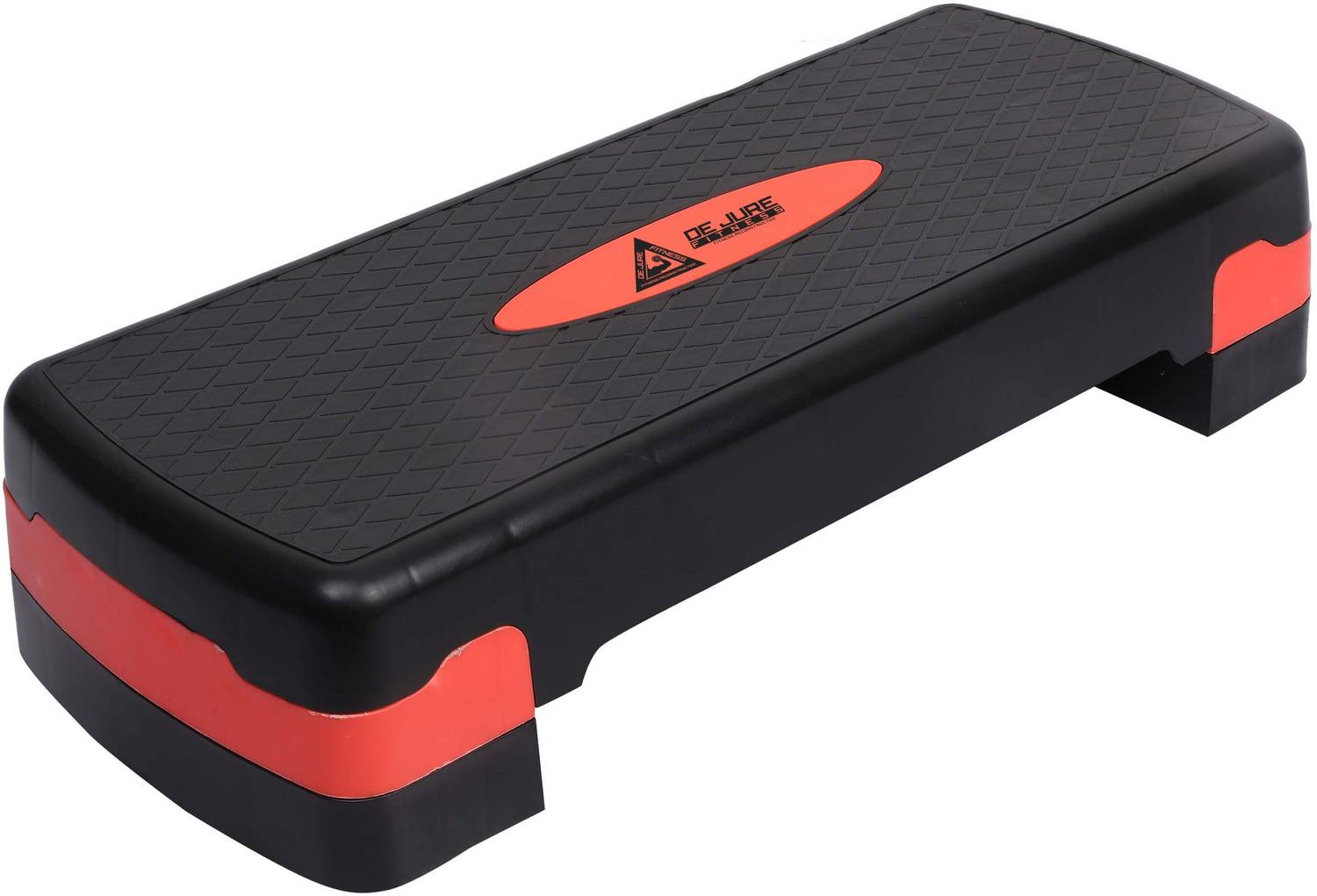 ABB INITIO Polypropylene Adjustable Home Gym Exercise Fitness Aerobic Stepper (Red&Black) Stepper