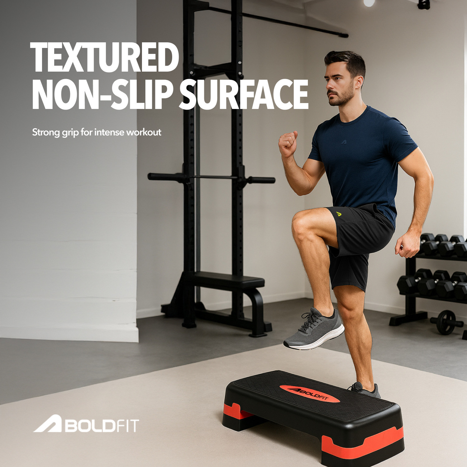 Image of BOLDFIT Stepper exercise machine gym stepper stepper for home gym fitness equipment step Stepper