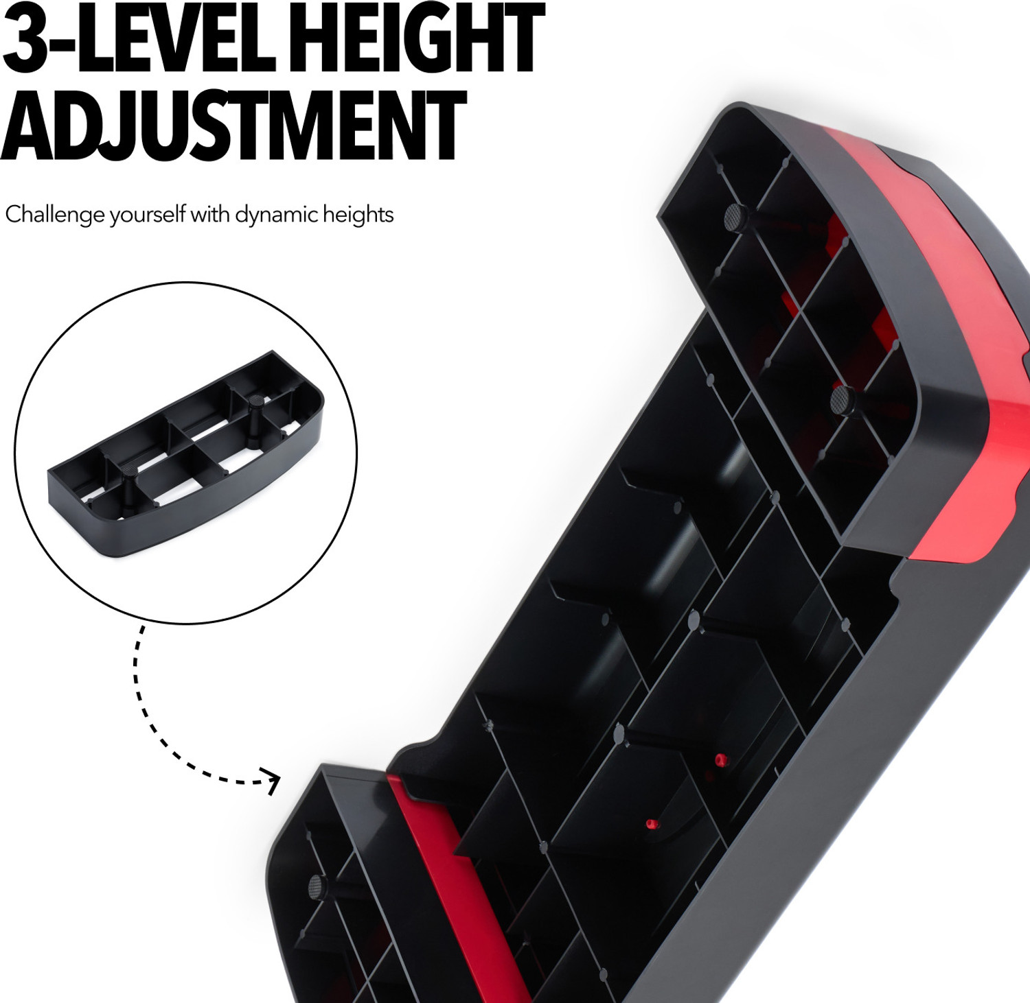 Image of BOLDFIT Stepper exercise machine gym stepper stepper for home gym fitness equipment step Stepper