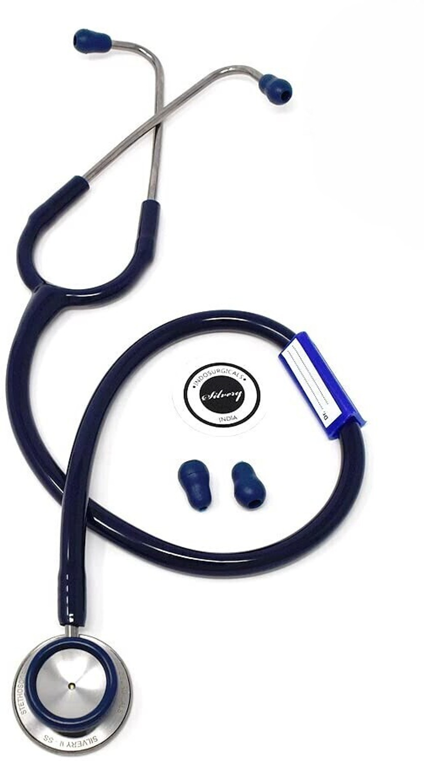 Image of IS IndoSurgicals Silvery II-SS Acoustic Stethoscope