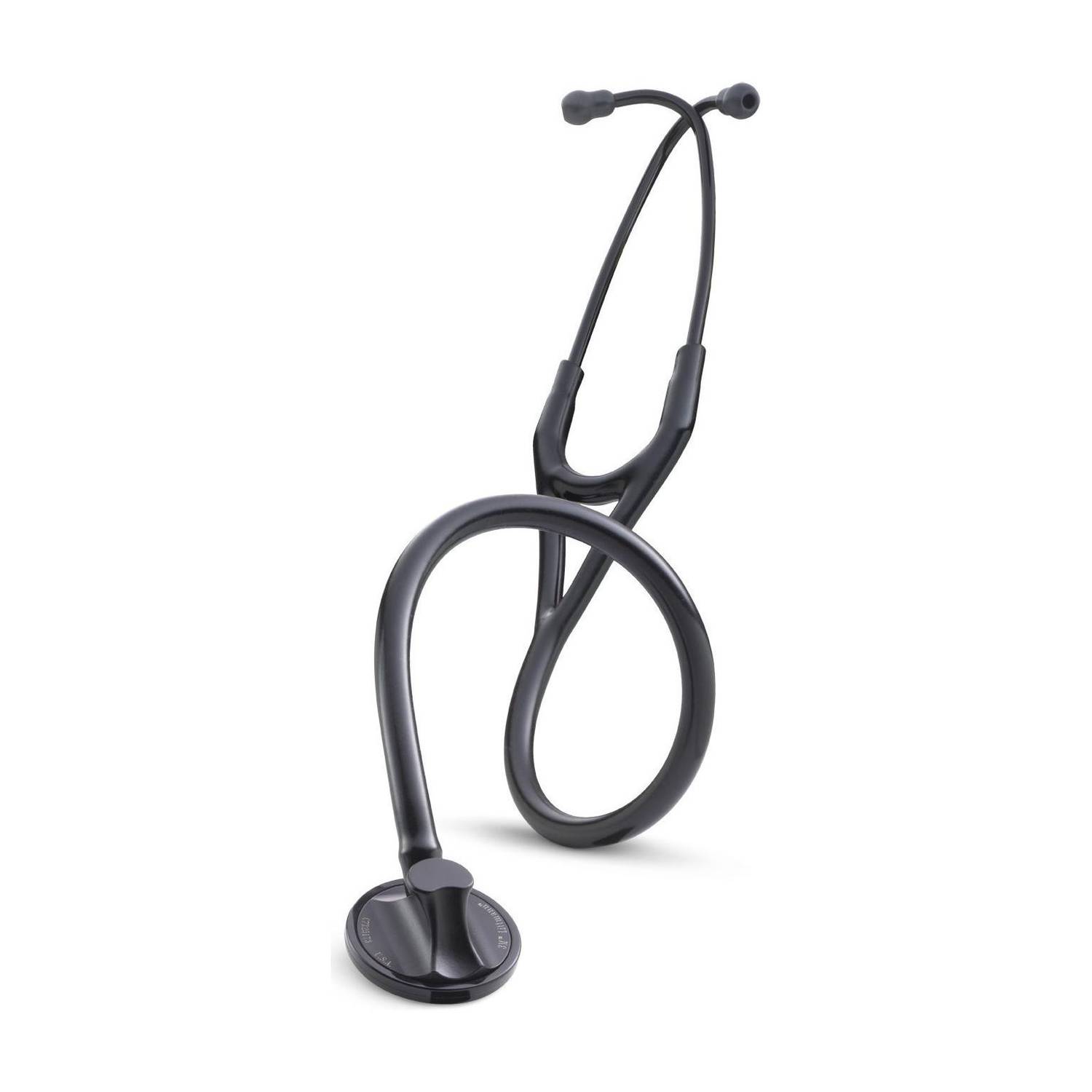 3M Littmann Master Cardiology Stethoscope, Black Plated Chestpiece and Eartubes, Black Tube, 27 inch, 2161 Master Cardiology Stethoscope