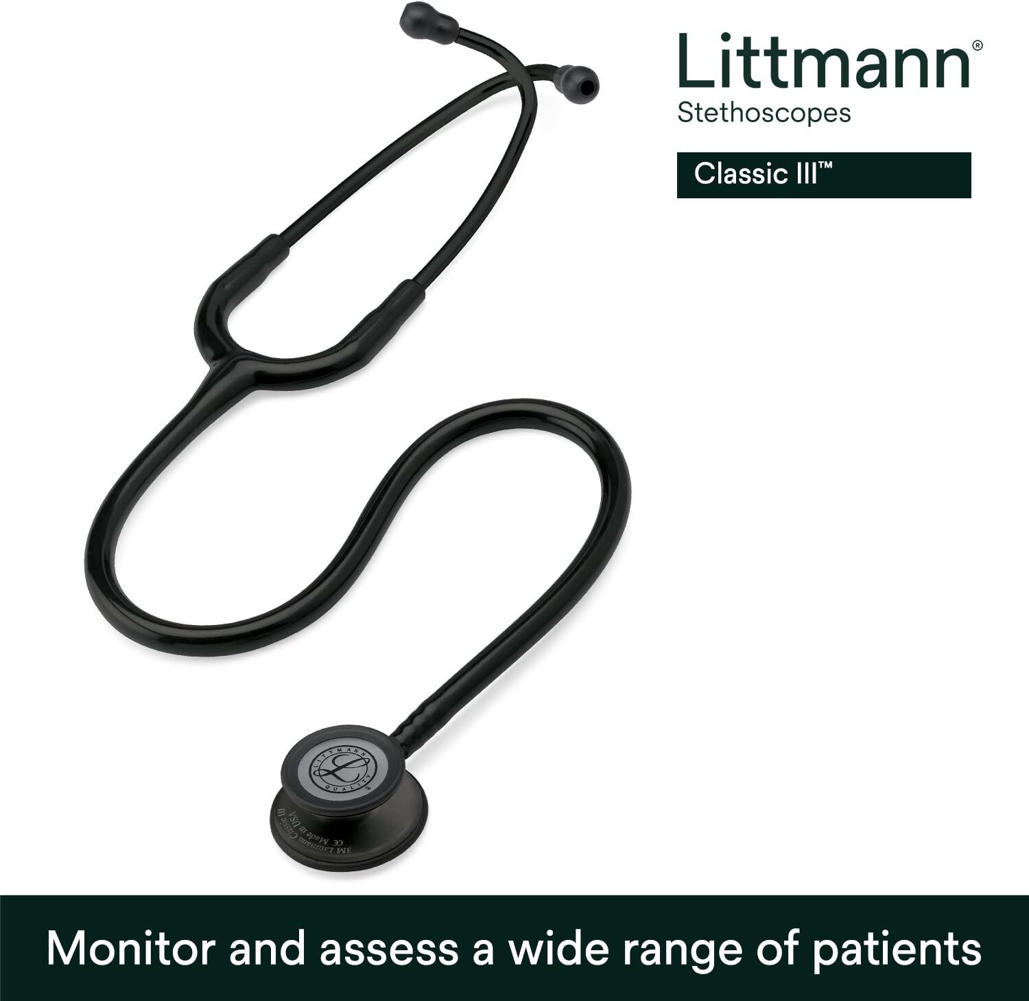 Image of Littmann classic sethoscope 3m5803 Epoxy,Fiberglass,Anodized Aluminum,Stainless Steel Stethoscope