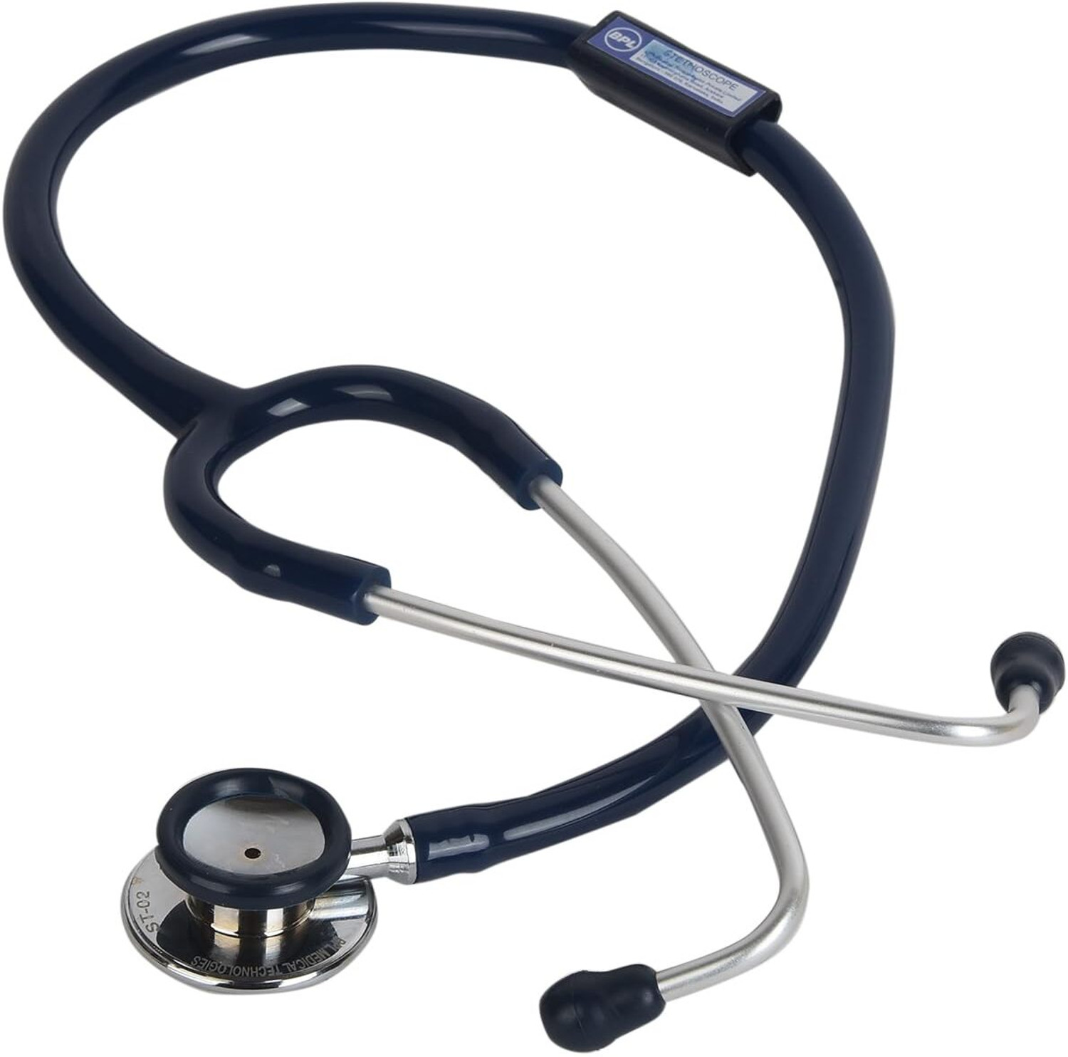 Image of BPL Medical Technologies ST-02 Brass Adult Chest Piece Stethoscope SINGLE SIDED PROVIDES BOTH BELL Stethoscope