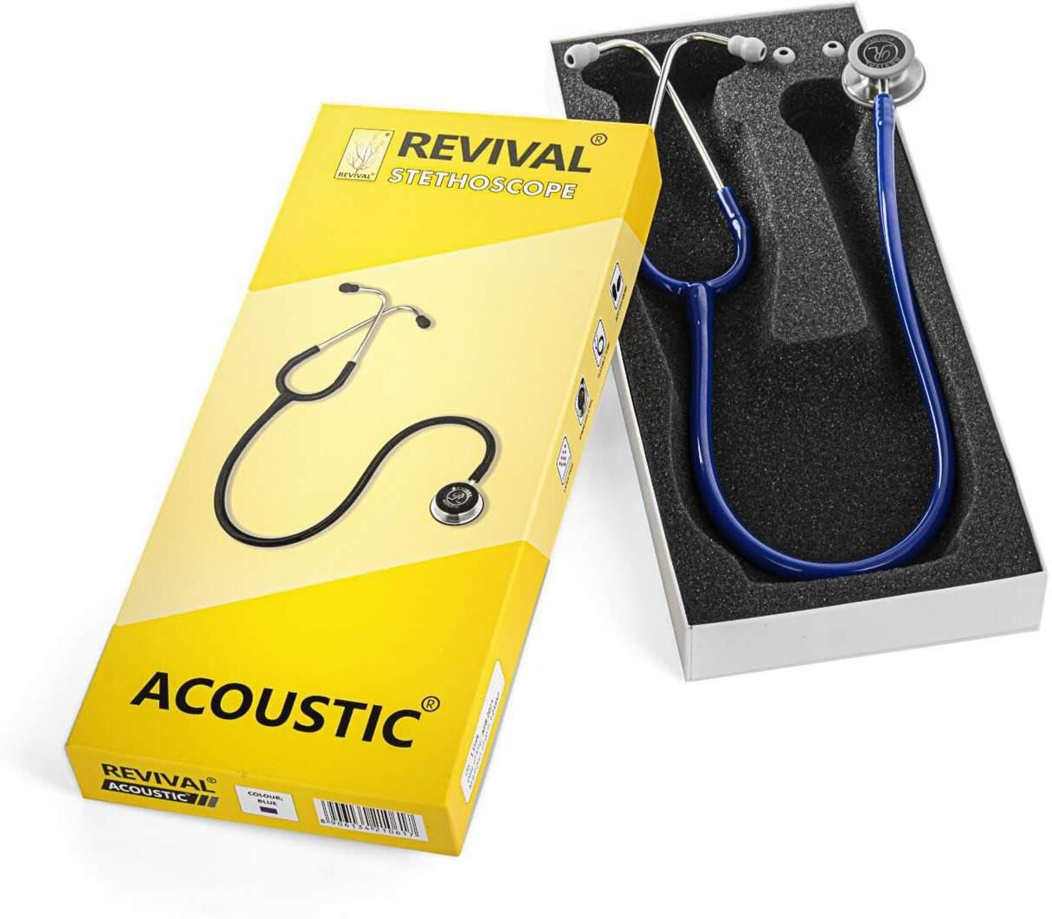 Image of Revival Acoustic-Stethoscope-blue Acoustic Stethoscope Stethoscope
