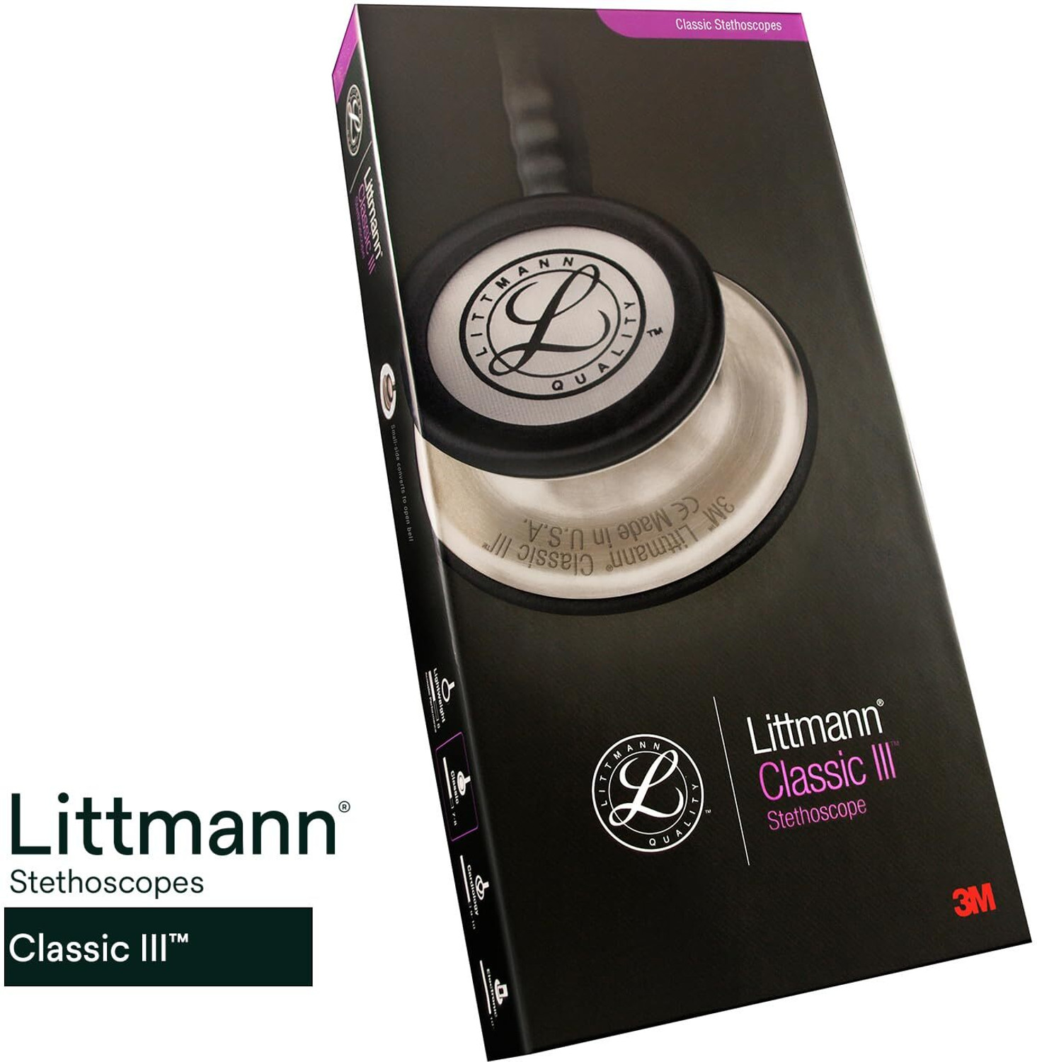Image of Littmann classic sethoscope 3m5803 Epoxy,Fiberglass,Anodized Aluminum,Stainless Steel Stethoscope