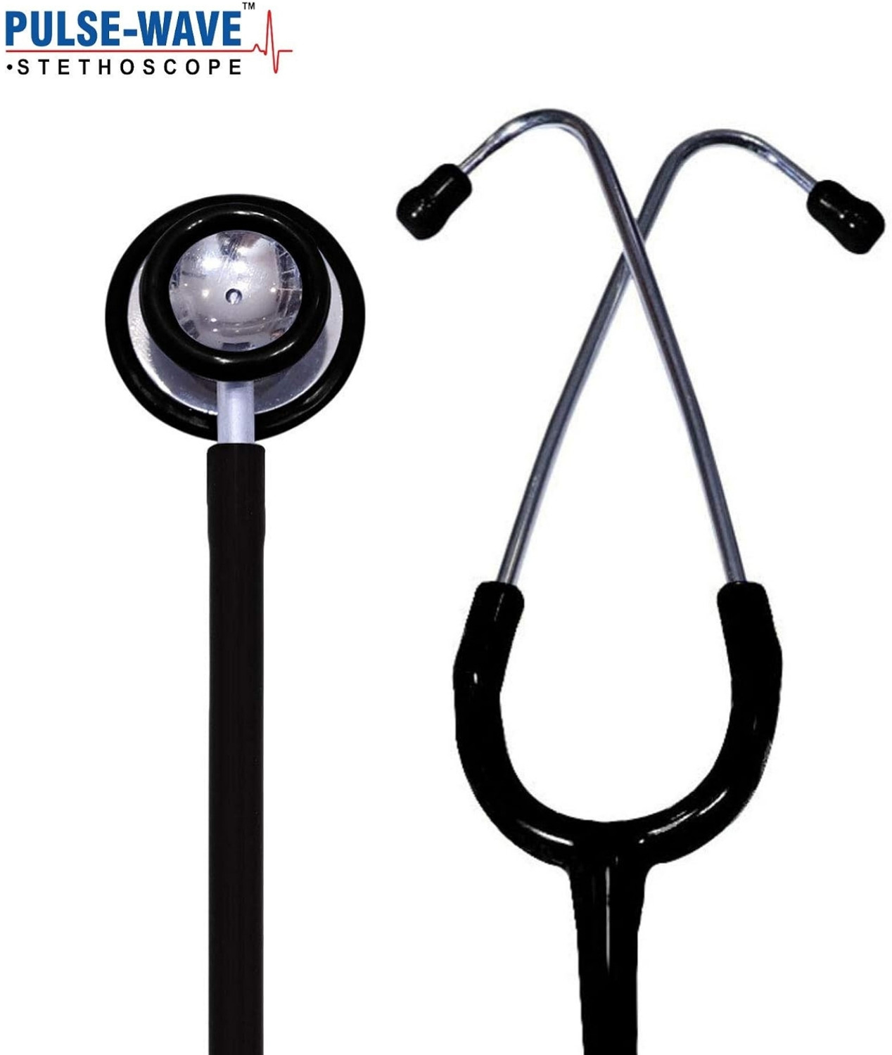 Image of Pulse Wave Mark -1 stethoscope Dual Head Latex Free Stethoscope single tube stethoscope Mark -1 Dual Head stethoscope Stethoscope