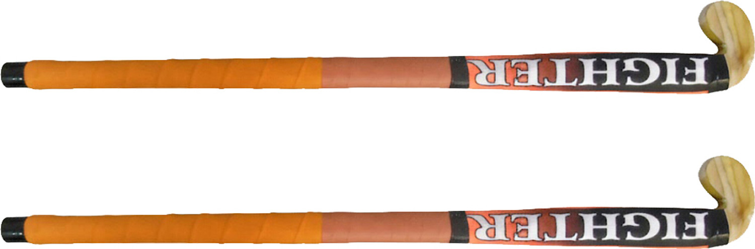 Image of SLANZ Premium Quality Wooden Hockey Pack of 2 Combo Lightweight & Durable for All Ages Hockey Stick - 36 inch