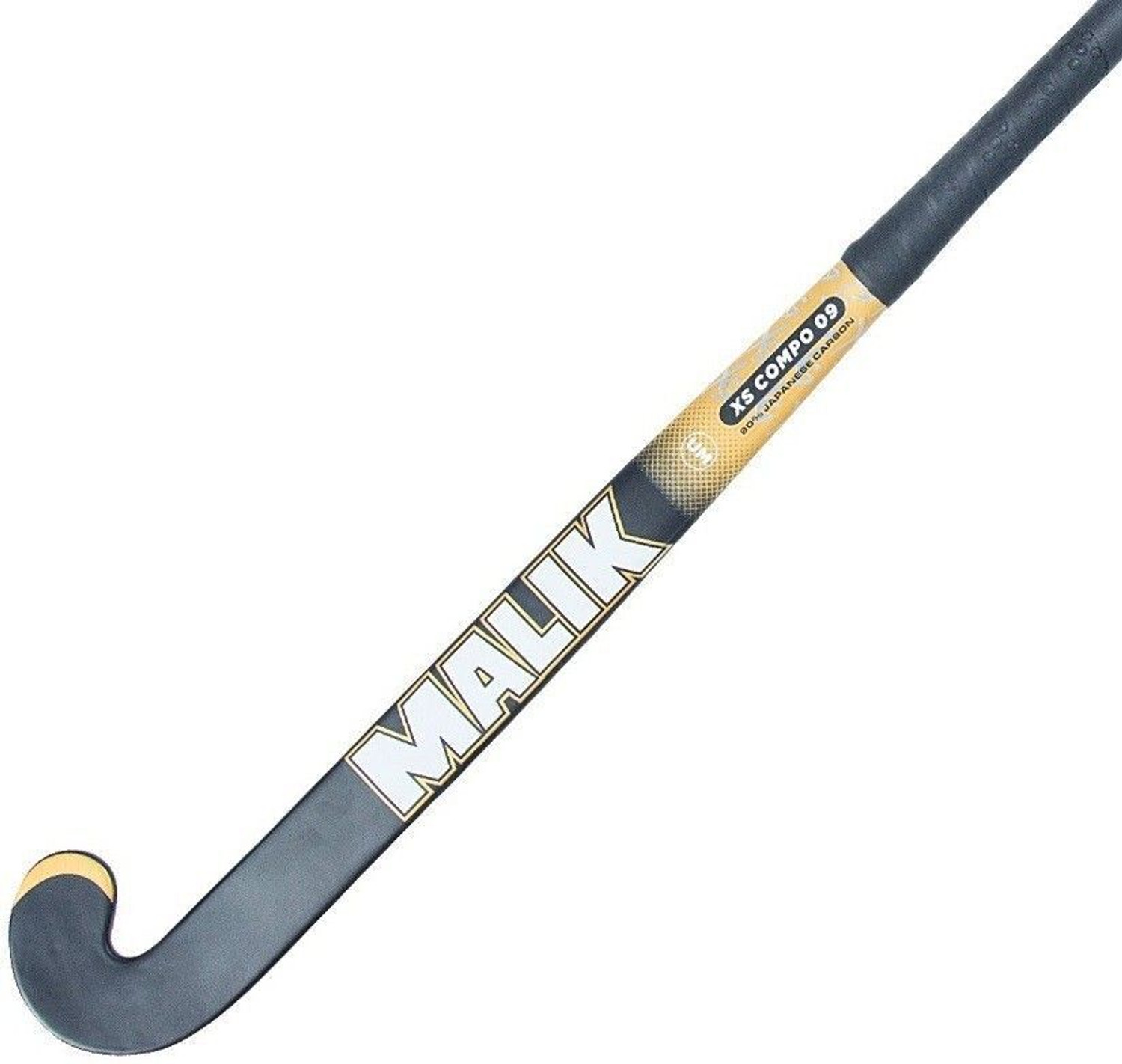 Image of MALIK XS COMPO 09 NEW COMPOSITE HOCKEY STICK. Hockey Stick - 96.52 inch (Gold, Black)