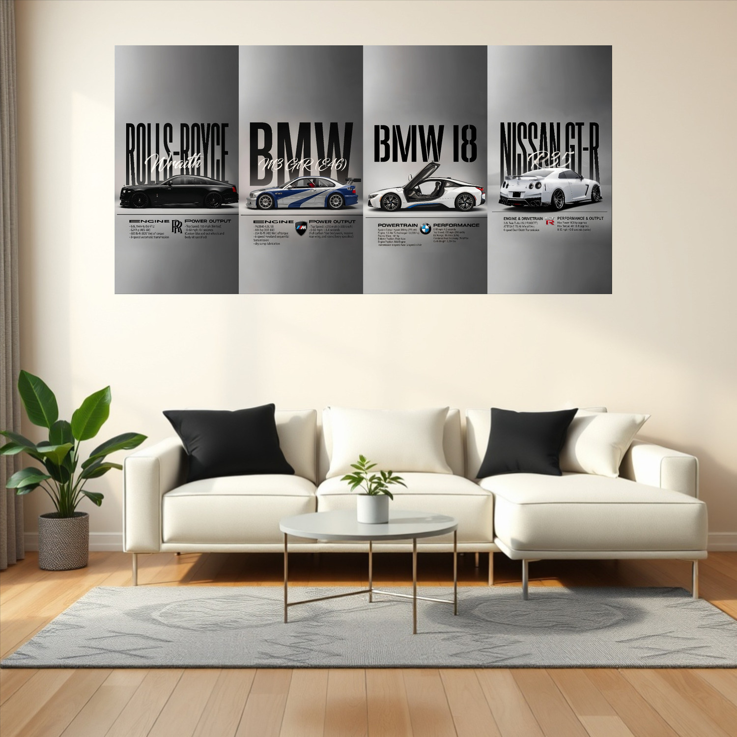 Image of Sports Car, Vintage Car, Supercar & Classic Car Wall Decor Paper Print