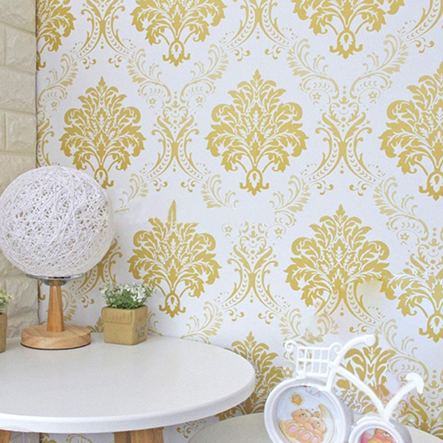 Image of LAAYO 250 cm Peel & Stick Decorative Wall papers stickers for living room Home Decor Self Adhesive Sticker