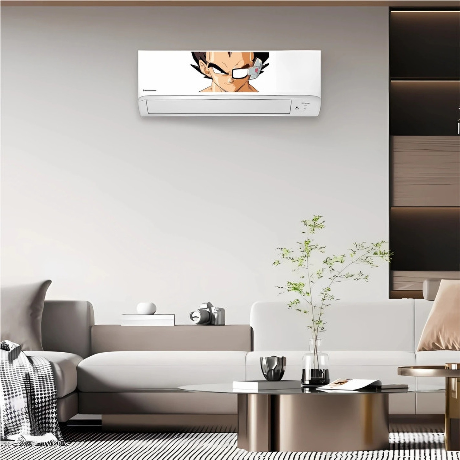 Image of Aquire International 60 cm Adorable Aesthetic ANIME AC & Wall sticker for your Home decoration Self Adhesive Sticker