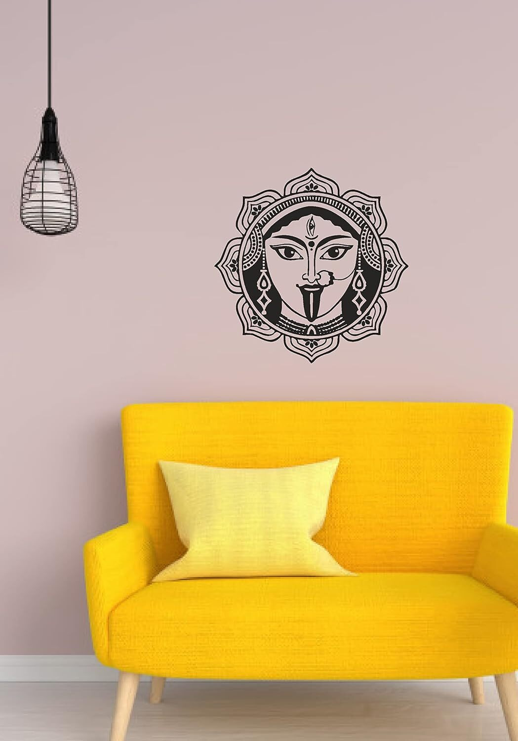 Image of Volxo 60 cm Godness Kali MATA Self Adhesive Wallsticker Size: 60 X 90 CM Pack of 1 Self Adhesive Sticker
