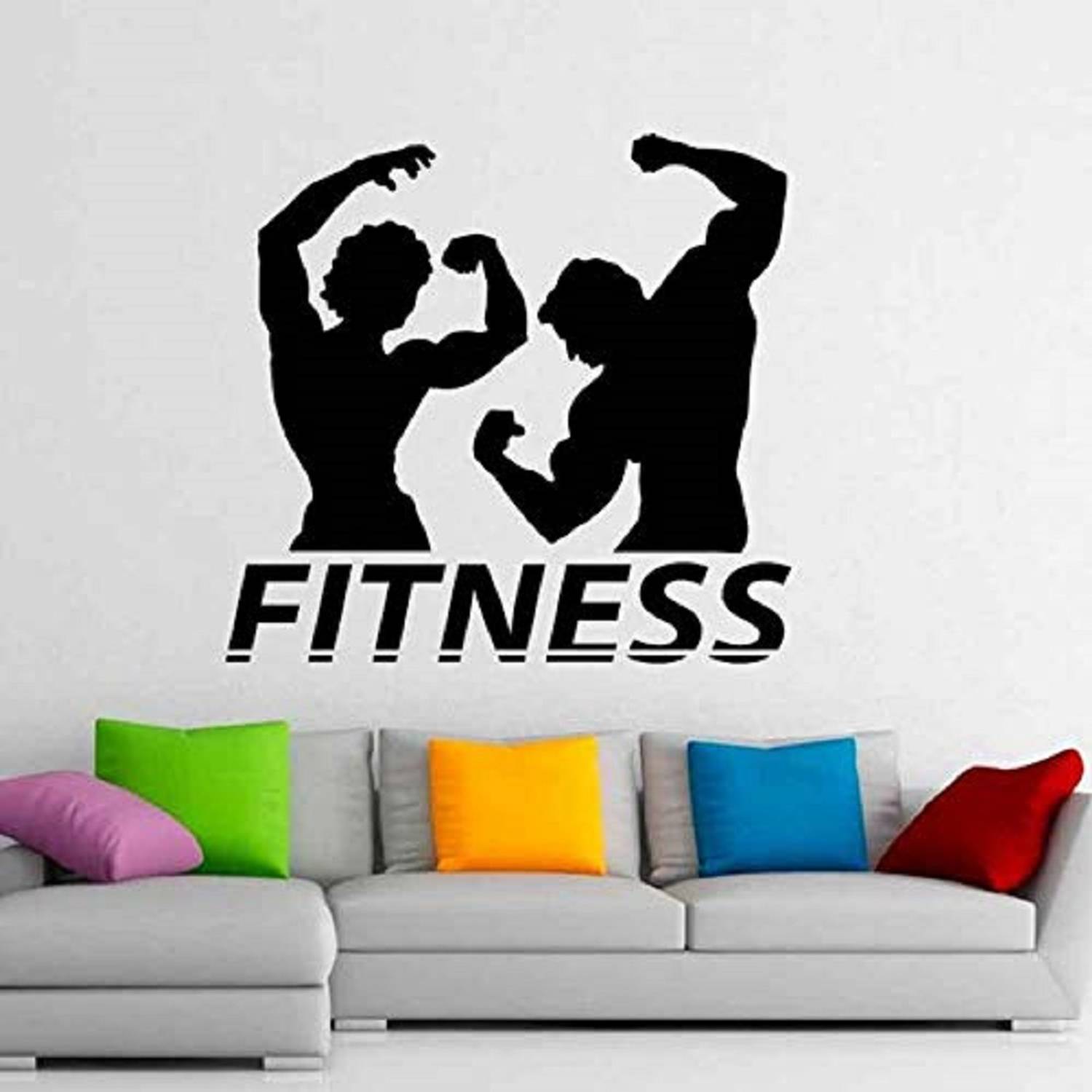 amazinghub 23 inch gym sticker Self Adhesive Sticker