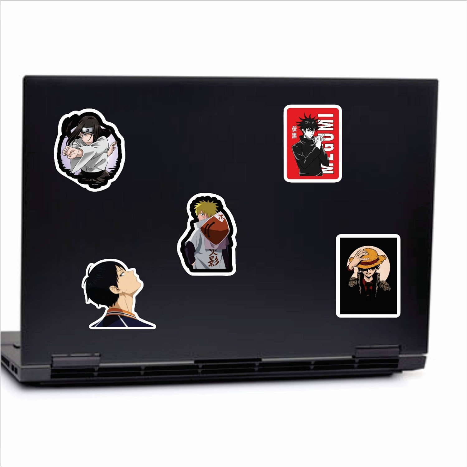 Image of SAMANTA WALA 1.5 inch Multi Anime Sticker For Phone, Laptop, Notebook, etc. Pack of 50 Self Adhesive Sticker