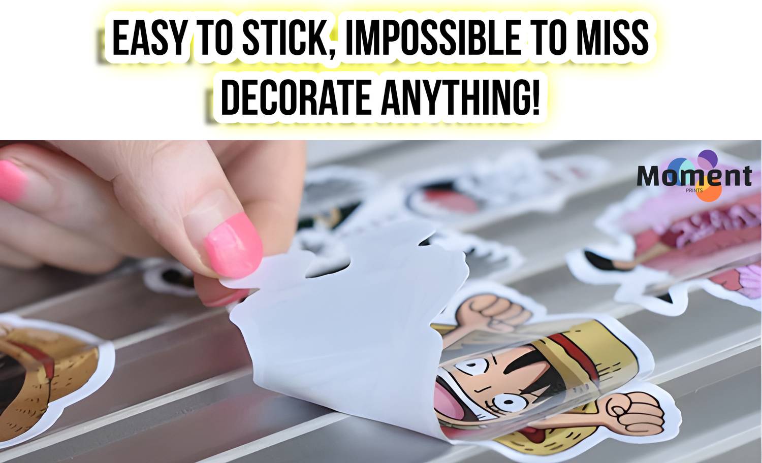 MOMENTPRINTS 5cm 30Pcs Anime Vinyl Stickers - Image 5